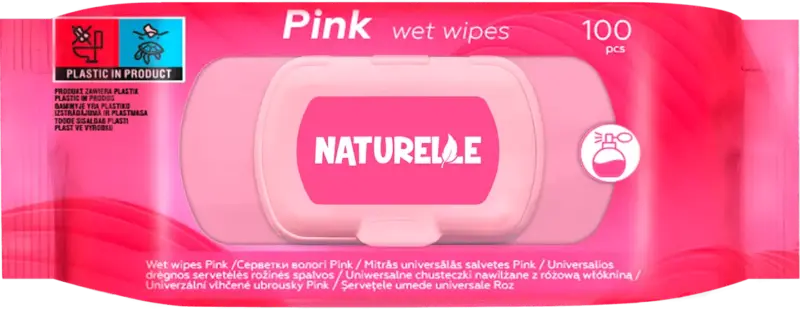 Șervețele umede universale Roz 100 buc