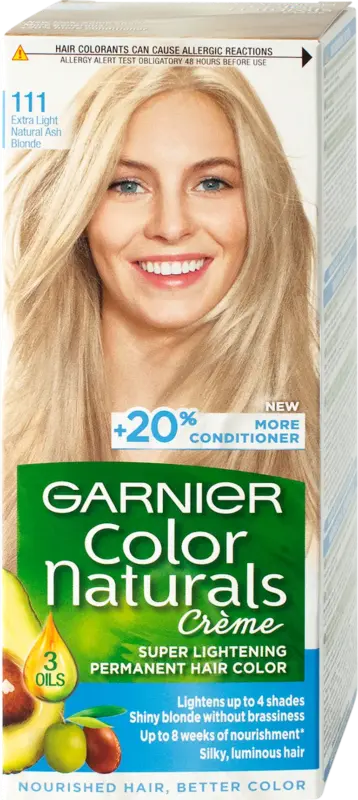 Vopsea de păr permanentă 111 blond deschis cenuşiu