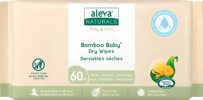 Șervețele uscate din fibre de bambus