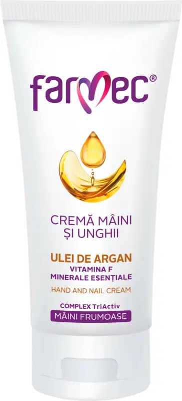Cremă cu ulei de argan pentru m&acirc;ini si unghii