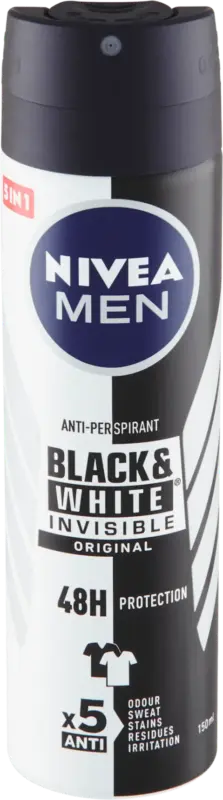 Deodorant spray black&white power