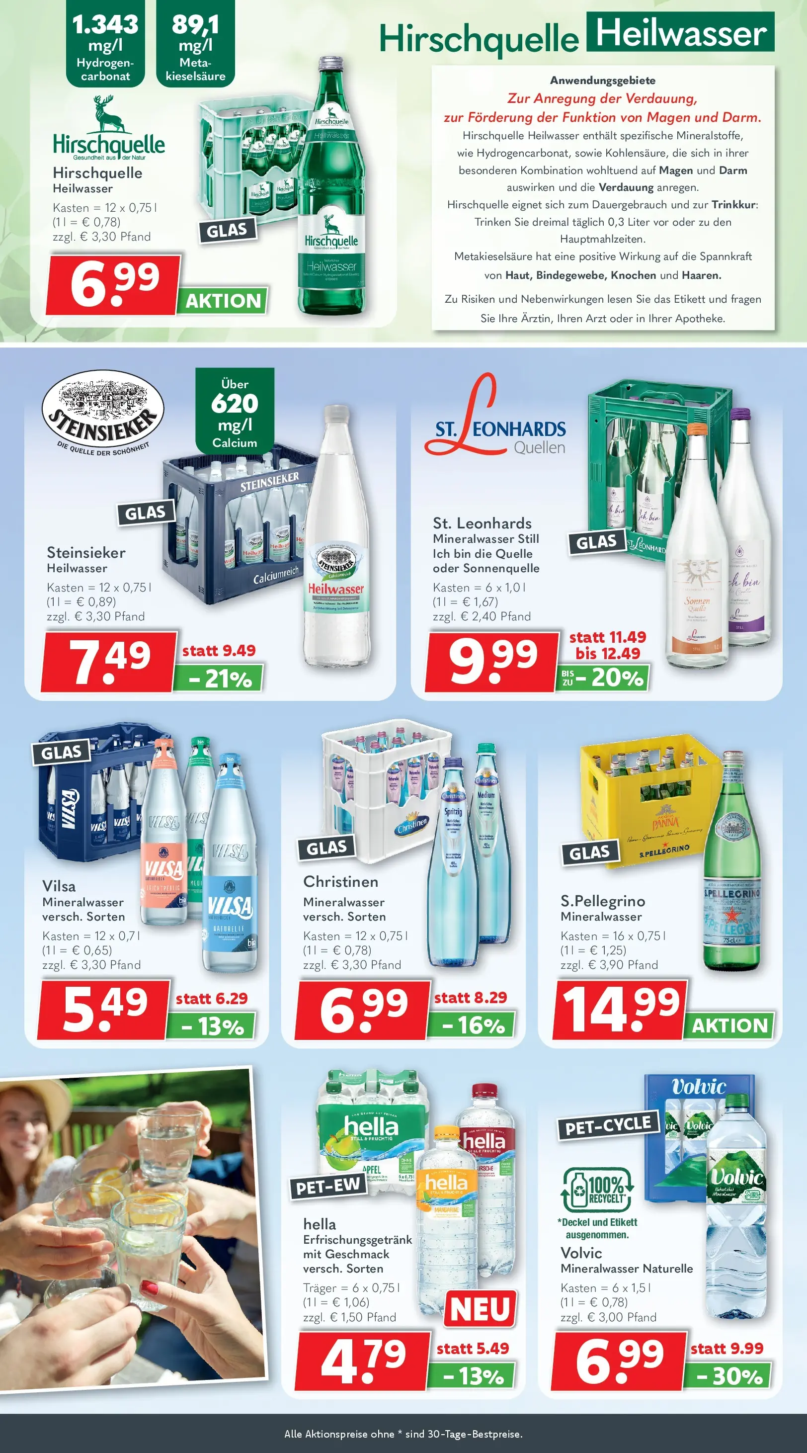 Getränkeland Getränkeangebote  Sandesneben, Ahrensburg  (ab 27.04.2026) zum Blättern | Seite: 6 | Produkte: Äpfel, Mineralwasser, Hella, Volvic