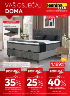 Lesnina - Lesnina XXXL: Vas osjecaj doma katalog do 29.05.2026 - Pregled kataloga iz trgovine Lesnina, vrijedi od 27.04.2026