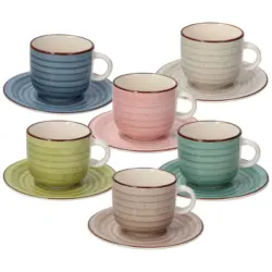 TOGNANA Kaffeebecherset Louise Urban Pastel