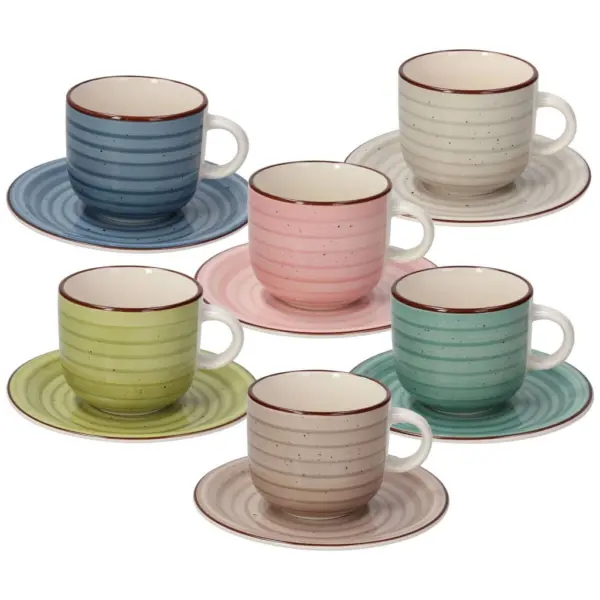 TOGNANA Kaffeebecherset Louise Urban Pastel
