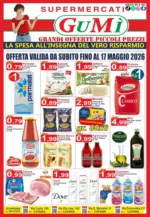 GuM&igrave; Supermercati Grandi offerte piccoli prezzi - al 17.05.2026