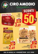 Ciro Amodio Sconti fino al 50% - al 04.05.2026