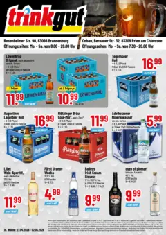 Trinkgut Prospekt Prien Am Chiemsee	 ab 27.04.2026 gültig