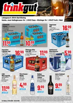 Trinkgut Prospekt Bad Kötzting	 ab 27.04.2026 gültig
