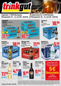 Trinkgut Prospekt Allershausen	 ab 27.04.2026 gültig
