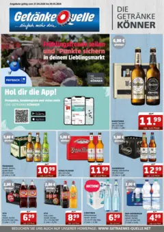 Angebote - Getränke Quelle: Getränkeangebote ab 26.04.2026 gültig