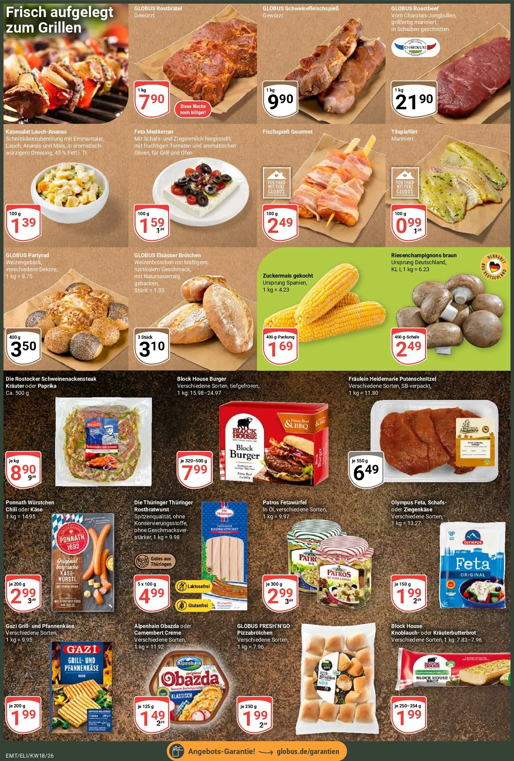 Globus Prospekt Erfurt-Linderbach	 (ab 27.04.2026) » Angebote online | Seite: 2 | Produkte: Feta, Ziegenkäse, Patros, Roastbeef