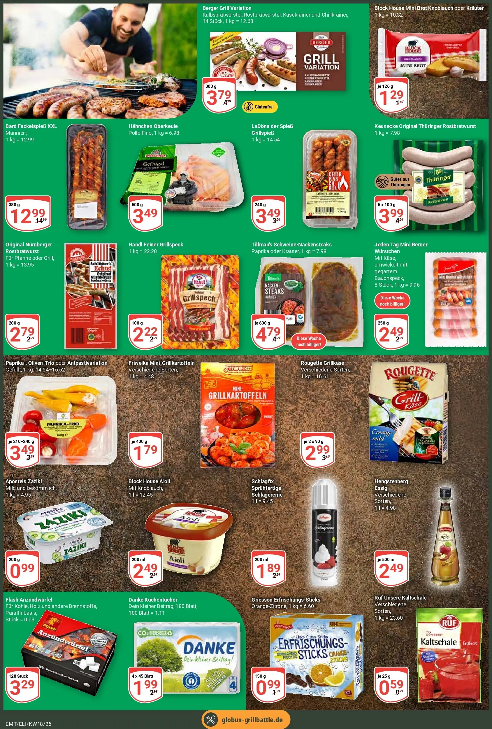 Globus Prospekt Erfurt-Linderbach	 (ab 27.04.2026) » Angebote online | Seite: 3 | Produkte: Hahnchen, Käse, Äpfel, Paprika