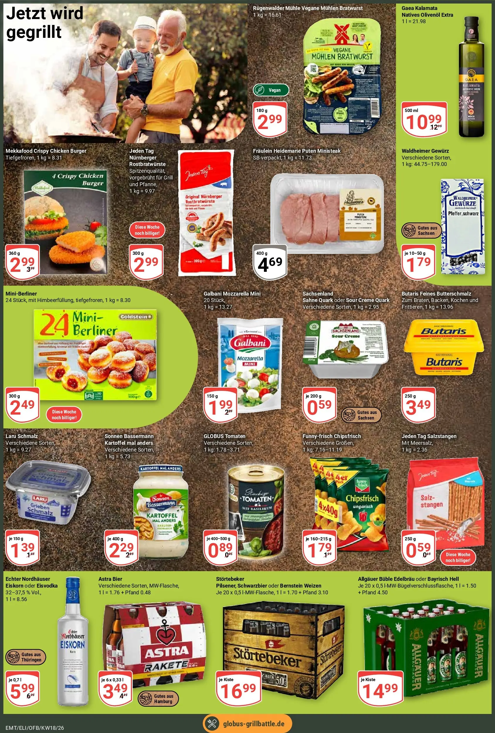 Globus Prospekt Erfurt-Linderbach	 (ab 27.04.2026) » Angebote online | Seite: 6 | Produkte: Berliner, Grill, Bratwurst, Gewürze