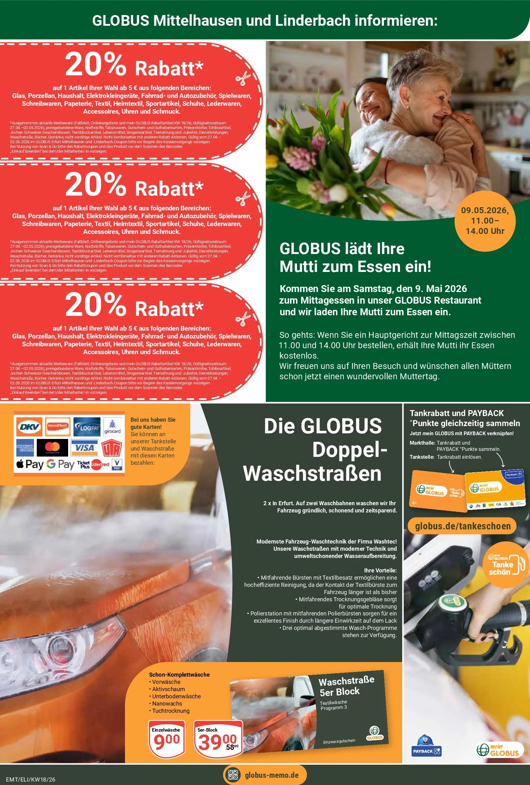 Globus Prospekt Erfurt-Linderbach	 (ab 27.04.2026) » Angebote online | Seite: 22 | Produkte: Finish, Uhr