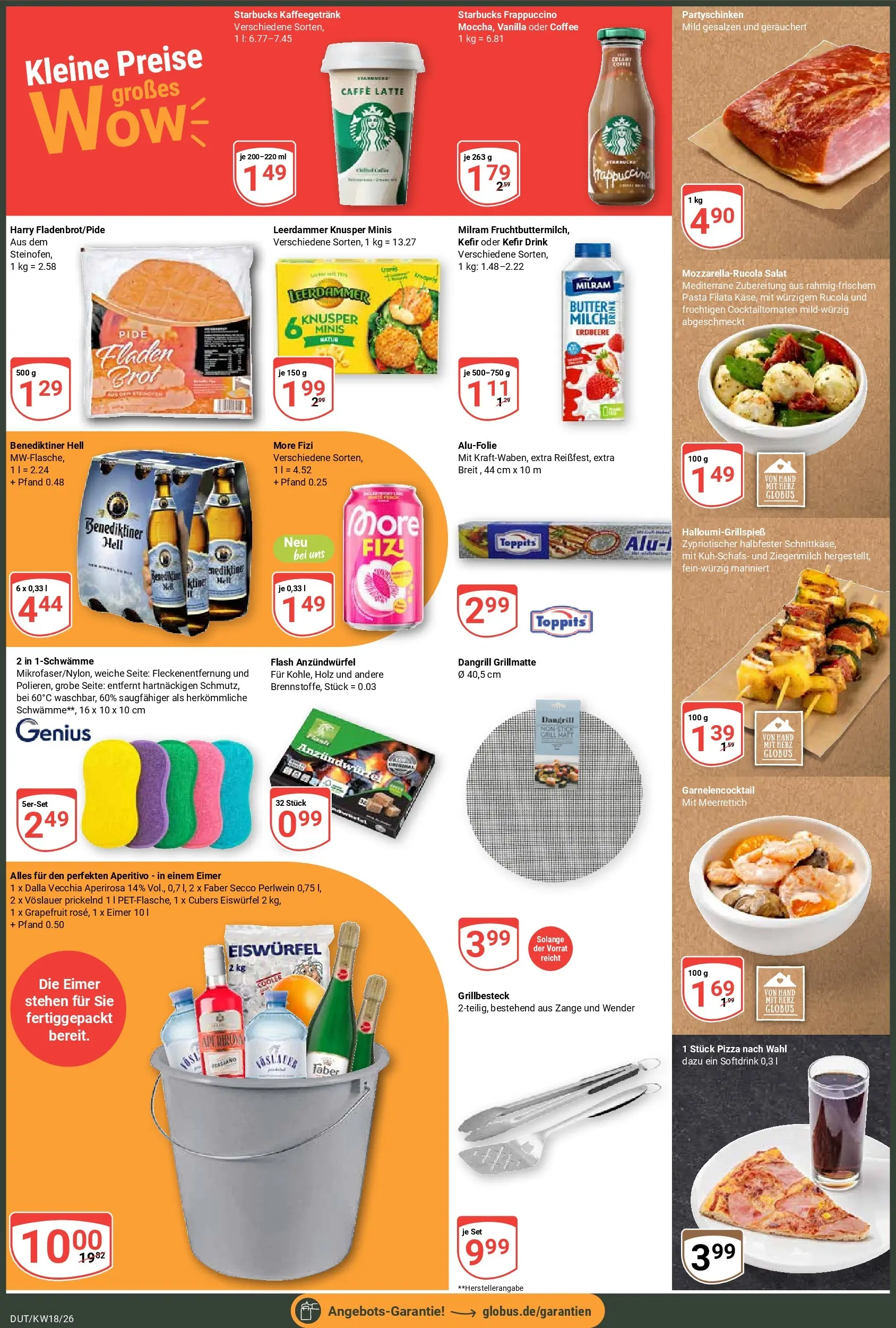 Globus Prospekt Wetzlar-Dutenhofen	 (ab 27.04.2026) » Angebote online | Seite: 2 | Produkte: Milch, Pasta, Pizza, Salat