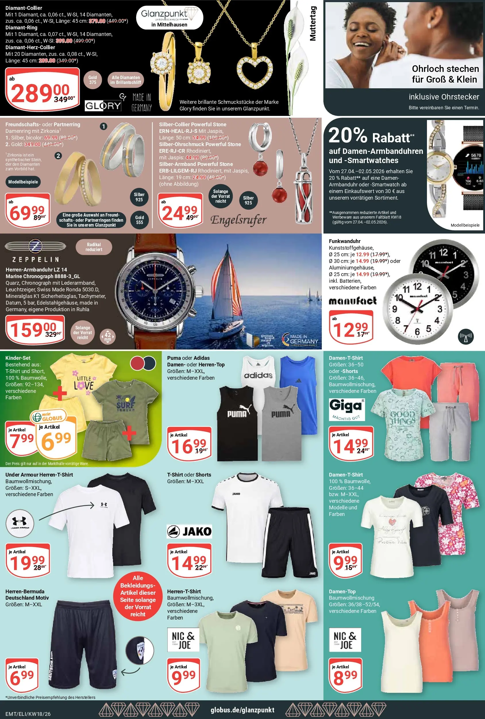 Globus Prospekt Erfurt-Linderbach	 (ab 27.04.2026) » Angebote online | Seite: 25 | Produkte: Smartwatch