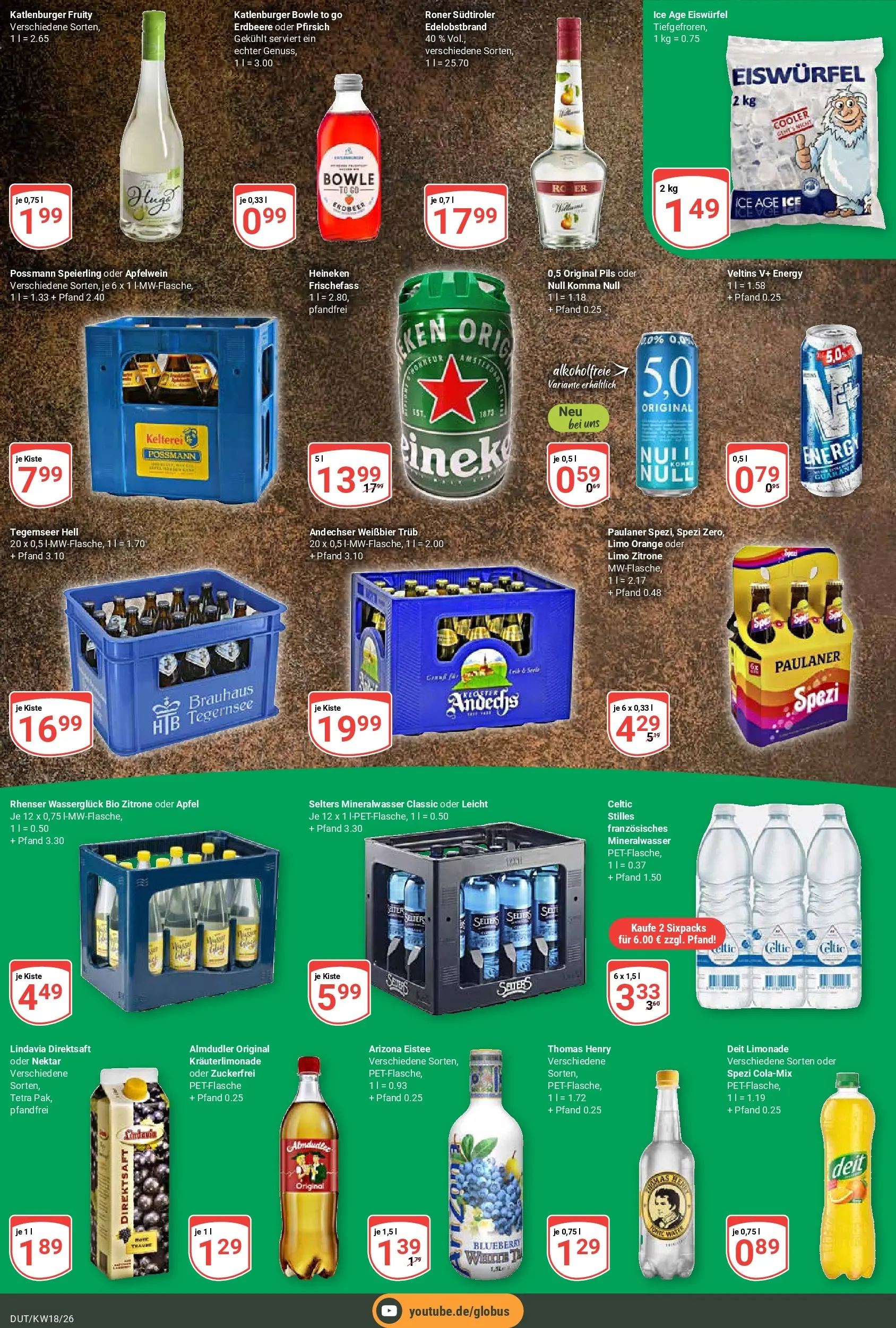 Globus Prospekt Wetzlar-Dutenhofen	 (ab 27.04.2026) » Angebote online | Seite: 9 | Produkte: Weißbier, Äpfel, Heineken, Veltins