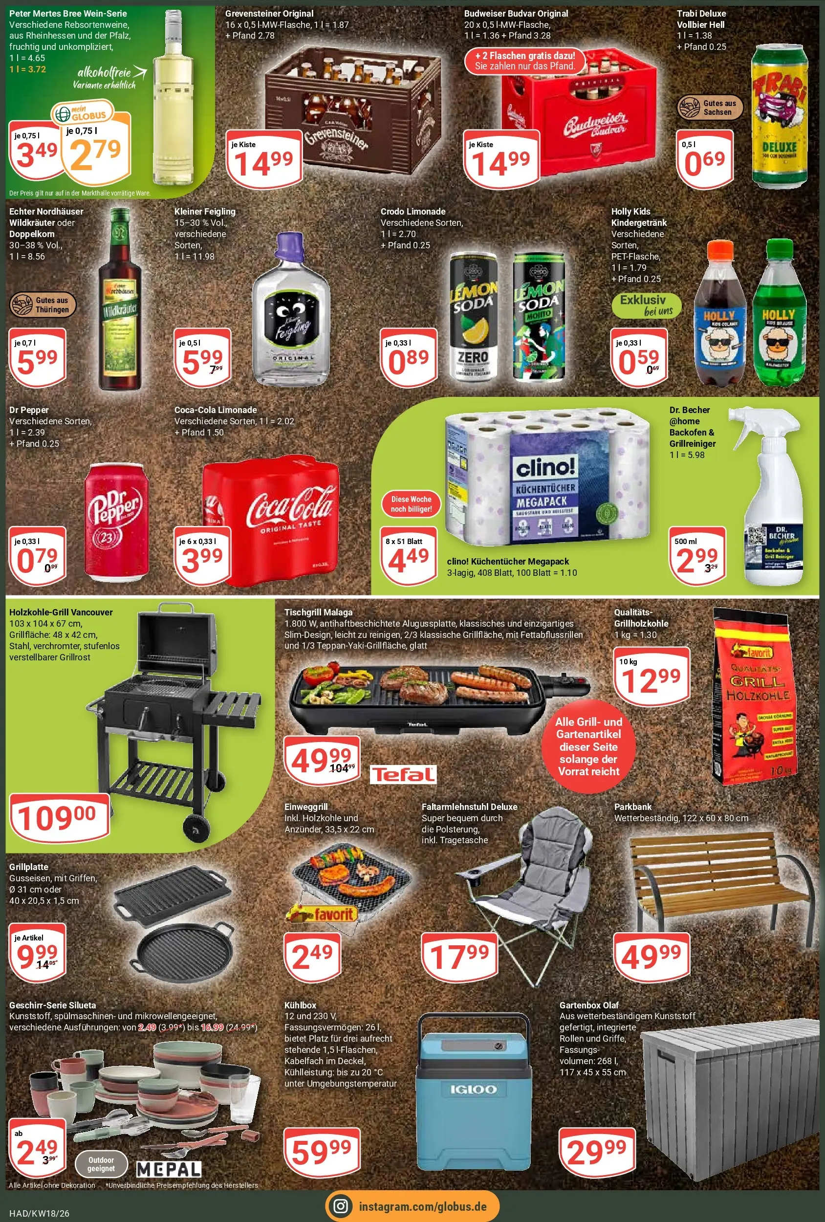 Globus Prospekt Halle (saale)	 (ab 27.04.2026) » Angebote online | Seite: 4 | Produkte: Cola, Bree, Limonade, Backofen