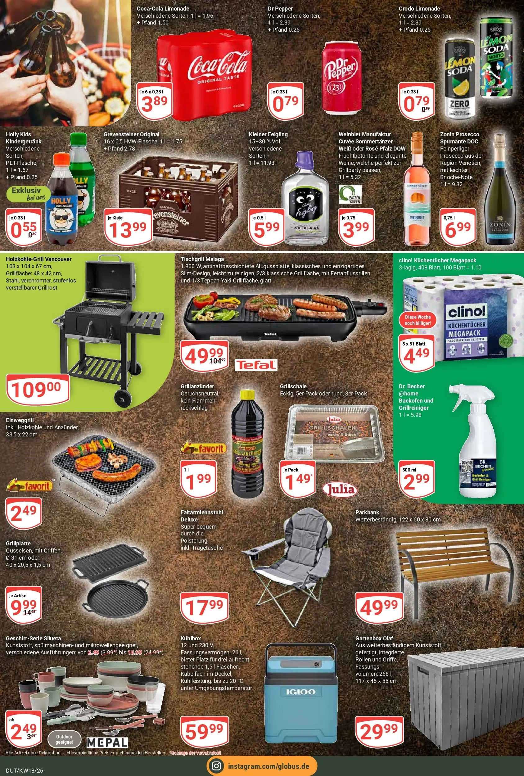 Globus Prospekt Wetzlar-Dutenhofen	 (ab 27.04.2026) » Angebote online | Seite: 10 | Produkte: Kleiner feigling, Limonade, Prosecco, Backofen