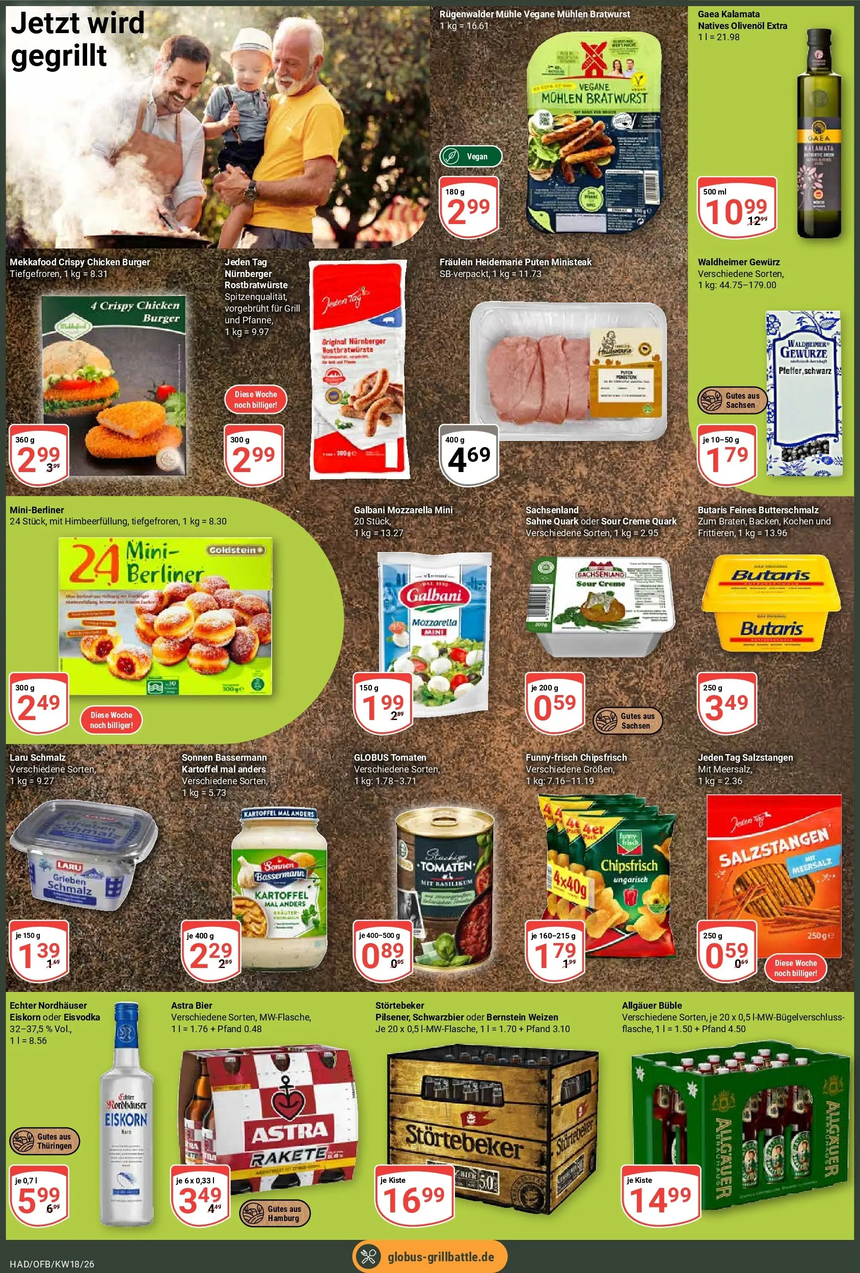 Globus Prospekt Halle (saale)	 (ab 27.04.2026) » Angebote online | Seite: 5 | Produkte: Berliner, Butterschmalz, Bratwurst, Sahne
