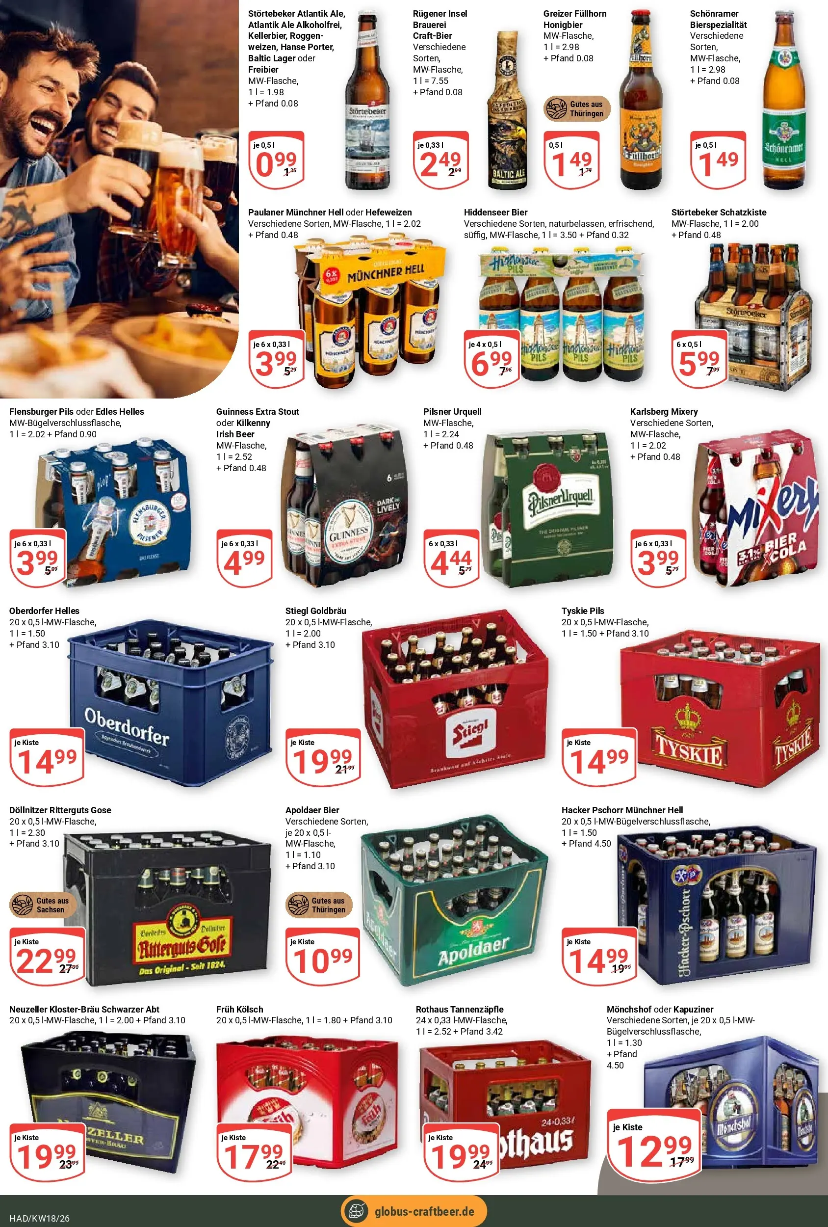 Globus Prospekt Halle (saale)	 (ab 27.04.2026) » Angebote online | Seite: 19 | Produkte: Monchshof, Pils, Pilsner urquell, Mixery