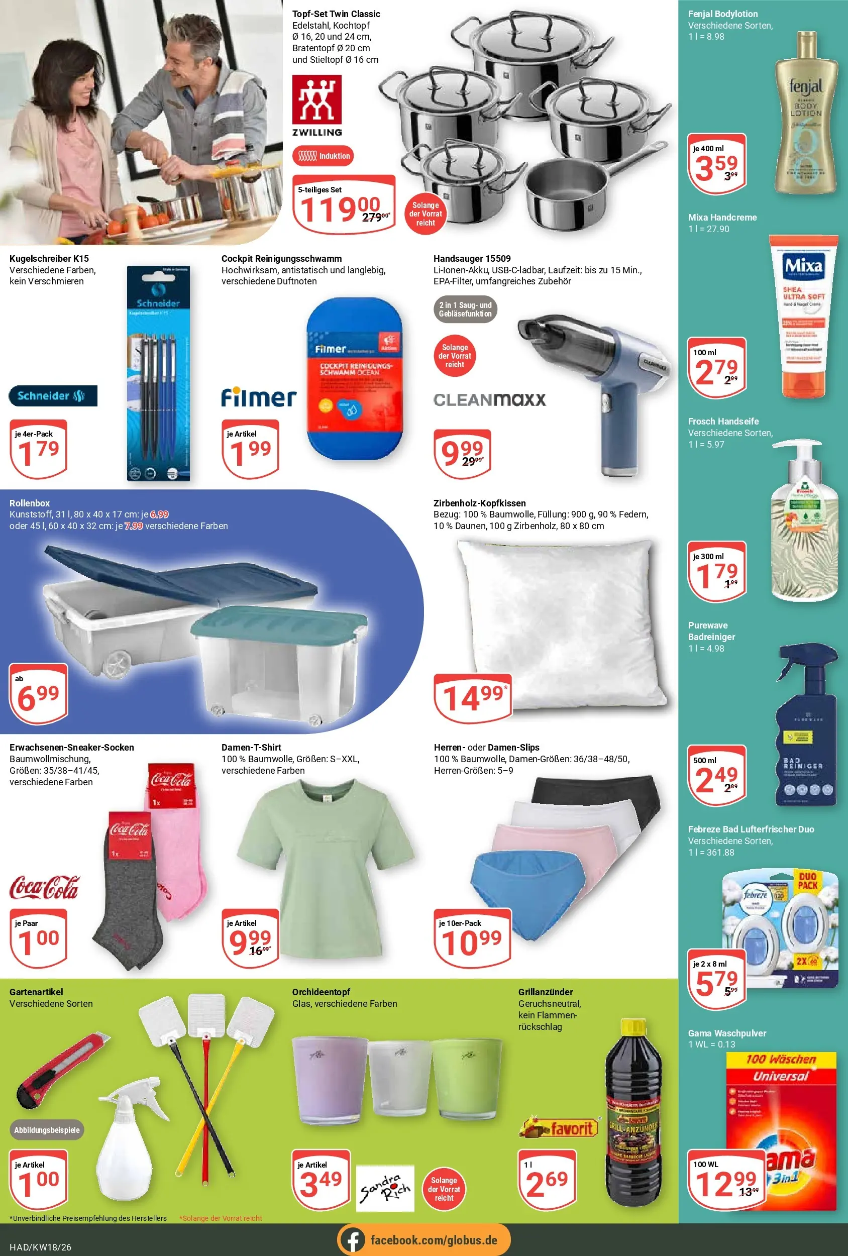 Globus Prospekt Halle (saale)	 (ab 27.04.2026) » Angebote online | Seite: 22 | Produkte: Coca cola, Cola, Bad, Handcreme