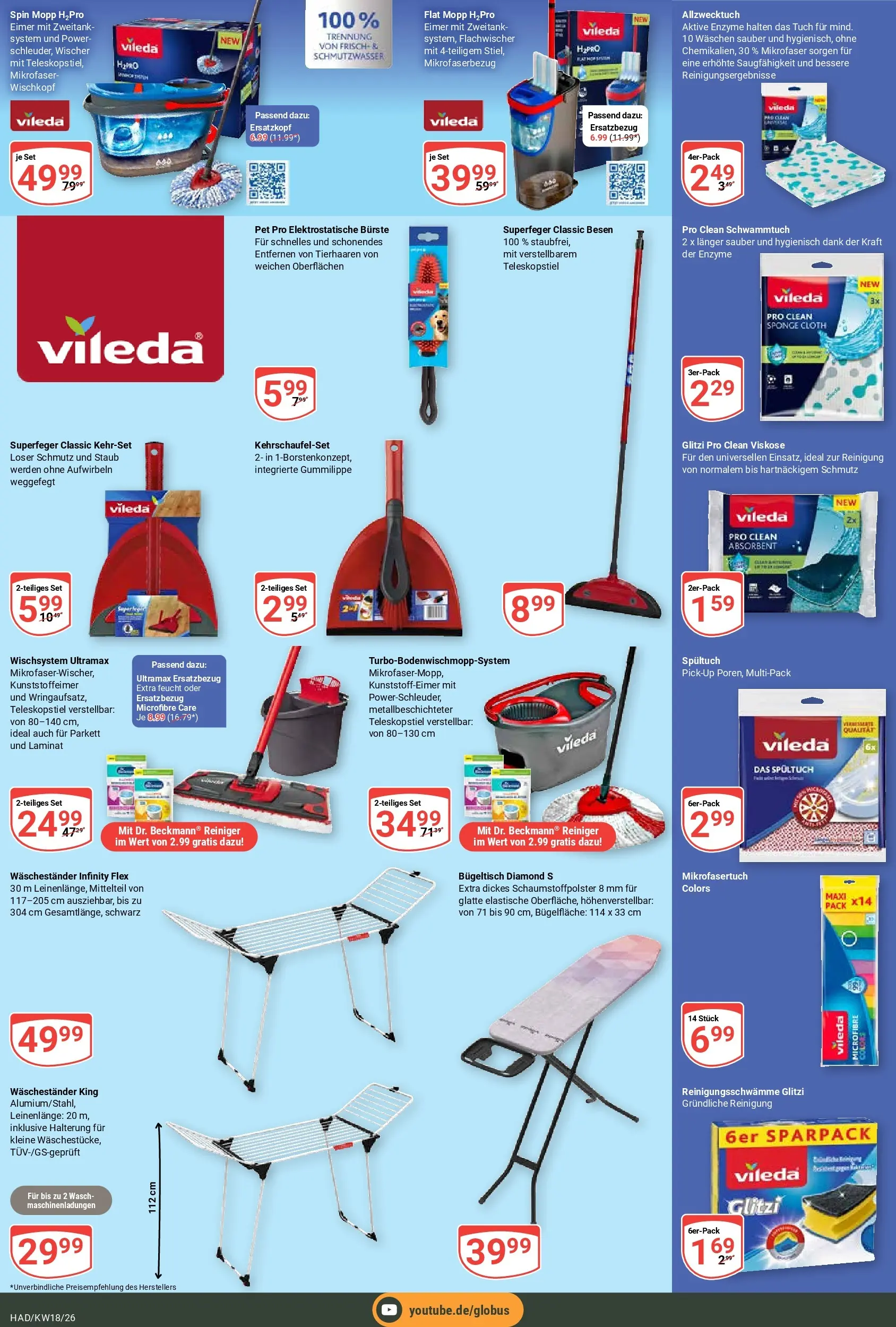 Globus Prospekt Halle (saale)	 (ab 27.04.2026) » Angebote online | Seite: 23 | Produkte: Bürste, Waschestander