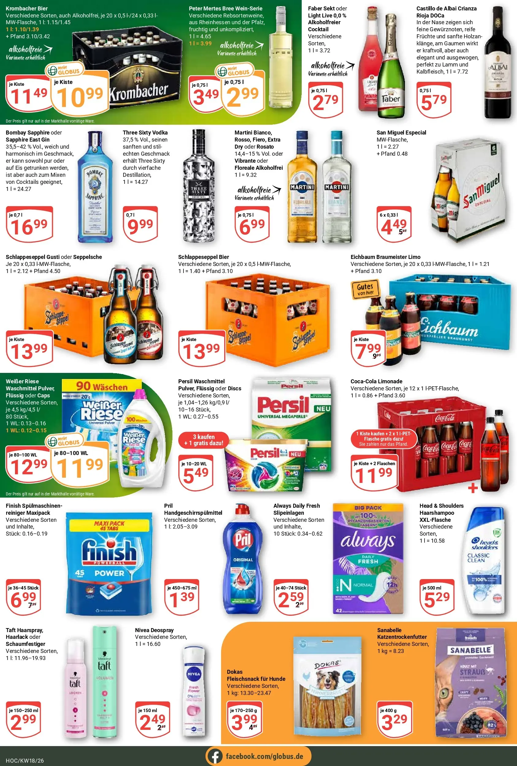 Globus Prospekt Hockenheim	 (ab 27.04.2026) » Angebote online | Seite: 3 | Produkte: Bosch, Sekt, Krombacher, Persil