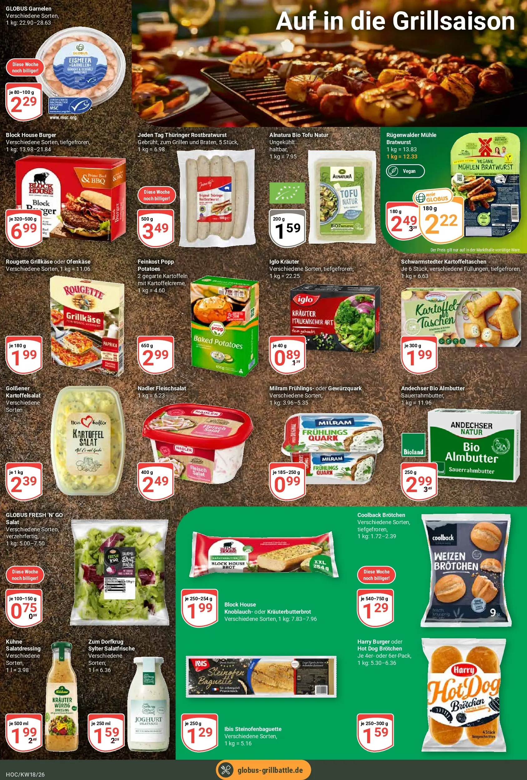 Globus Prospekt Hockenheim	 (ab 27.04.2026) » Angebote online | Seite: 5 | Produkte: Joghurt, Bratwurst, Paprika, Brot