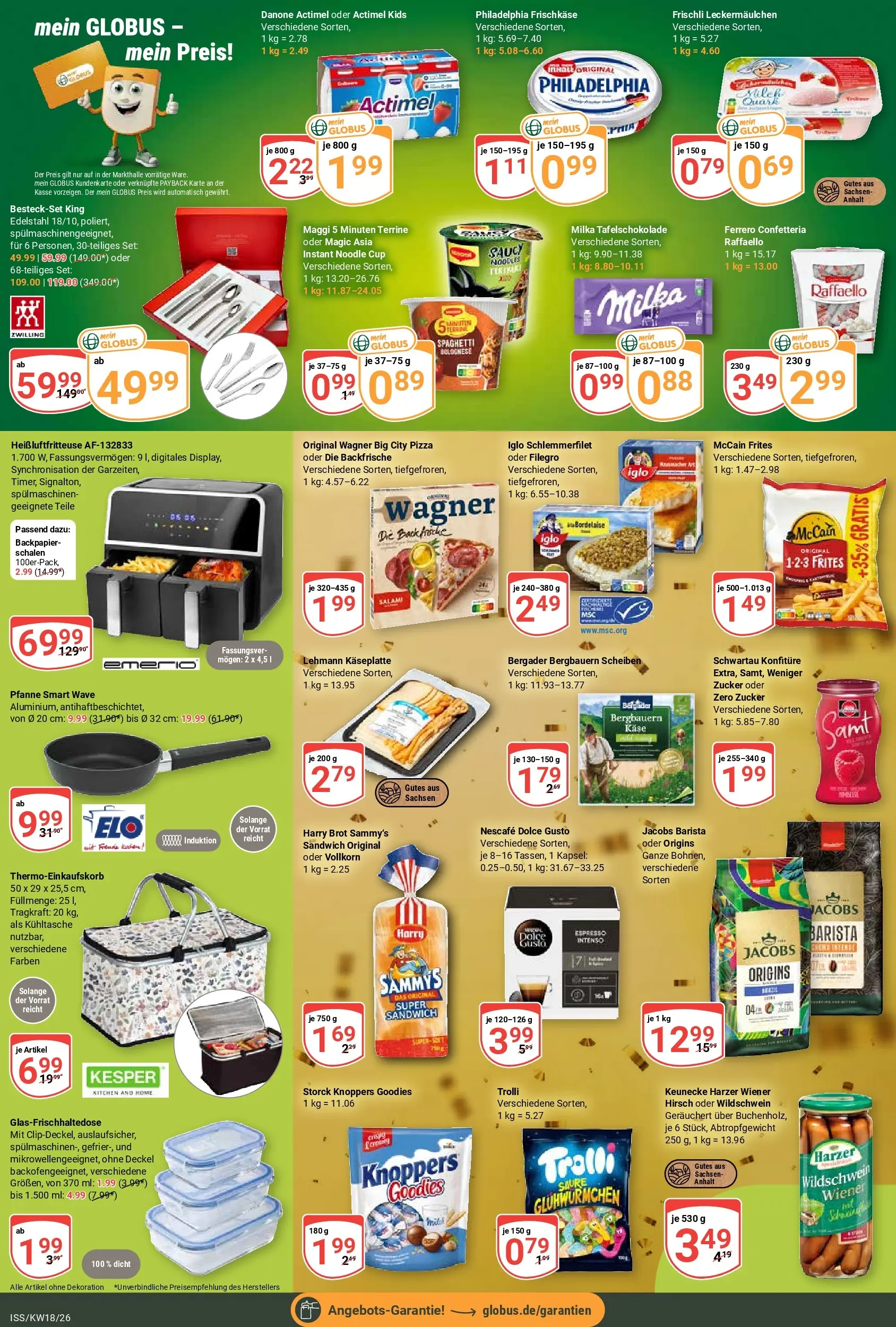 Globus Prospekt Isserstedt	 (ab 27.04.2026) » Angebote online | Seite: 8 | Produkte: Nescafe, Brot, Dolce gusto, Frischkase