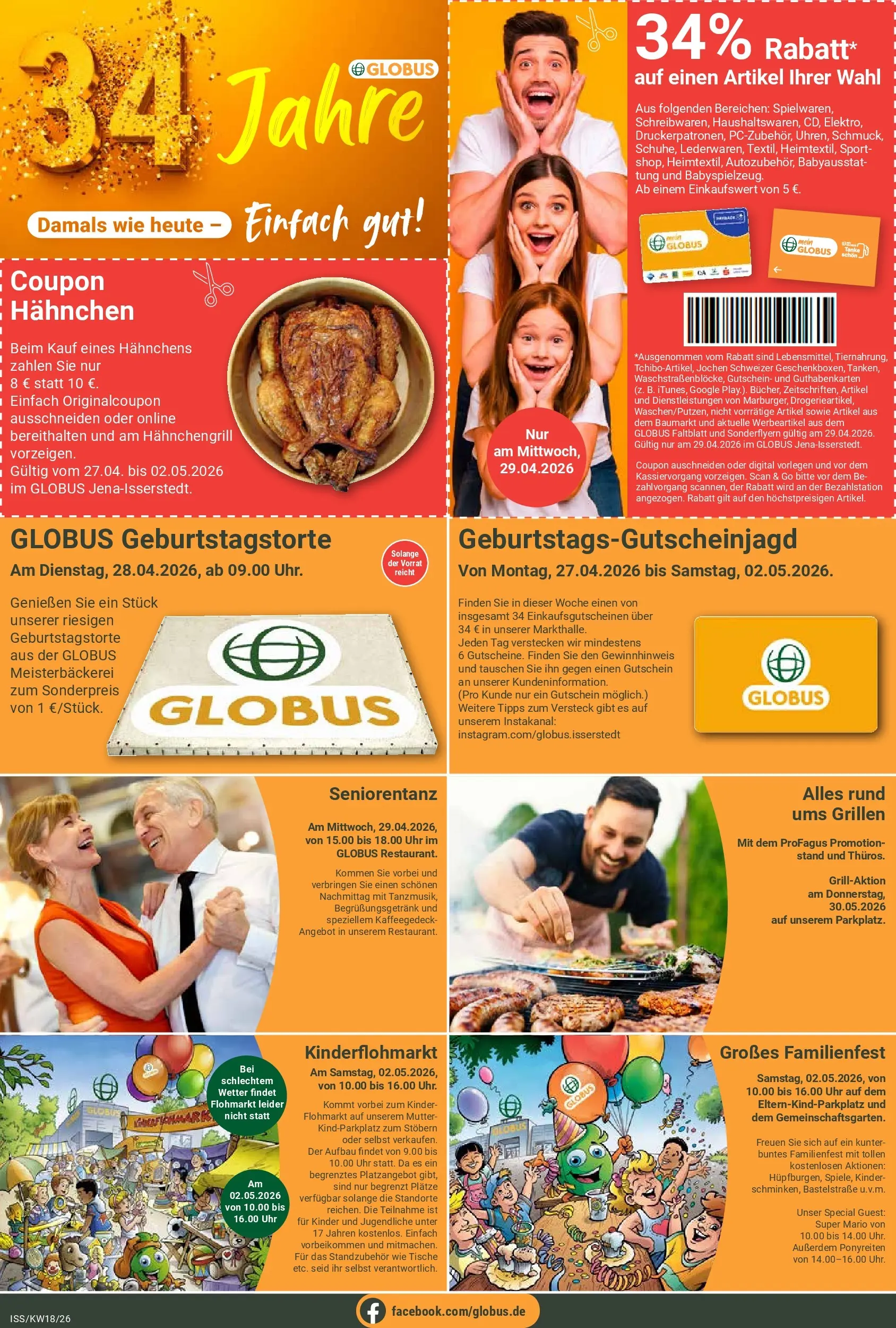 Globus Prospekt Isserstedt	 (ab 27.04.2026) » Angebote online | Seite: 10 | Produkte: Hahnchen, Uhr