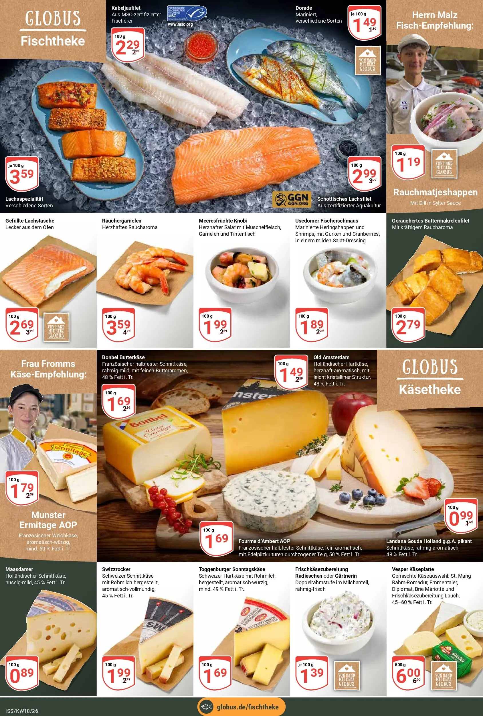 Globus Prospekt Isserstedt	 (ab 27.04.2026) » Angebote online | Seite: 14 | Produkte: Dorade, Gouda, Tintenfisch, Gurken