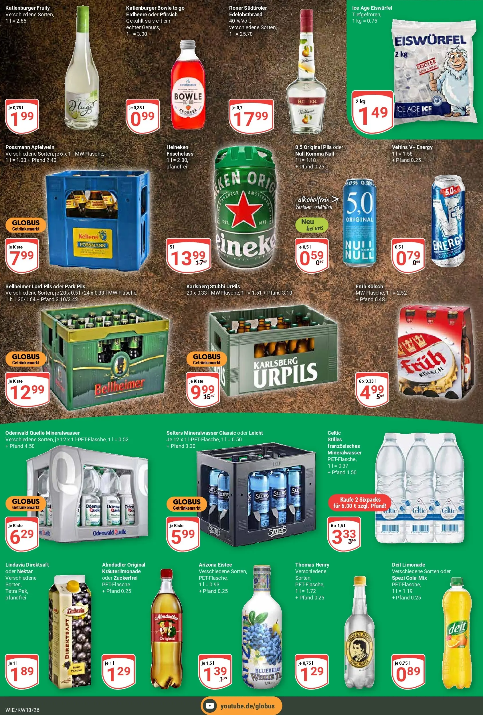 Globus Prospekt Waghäusel	 (ab 27.04.2026) » Angebote online | Seite: 7 | Produkte: Energy, Mineralwasser, Heineken, Veltins