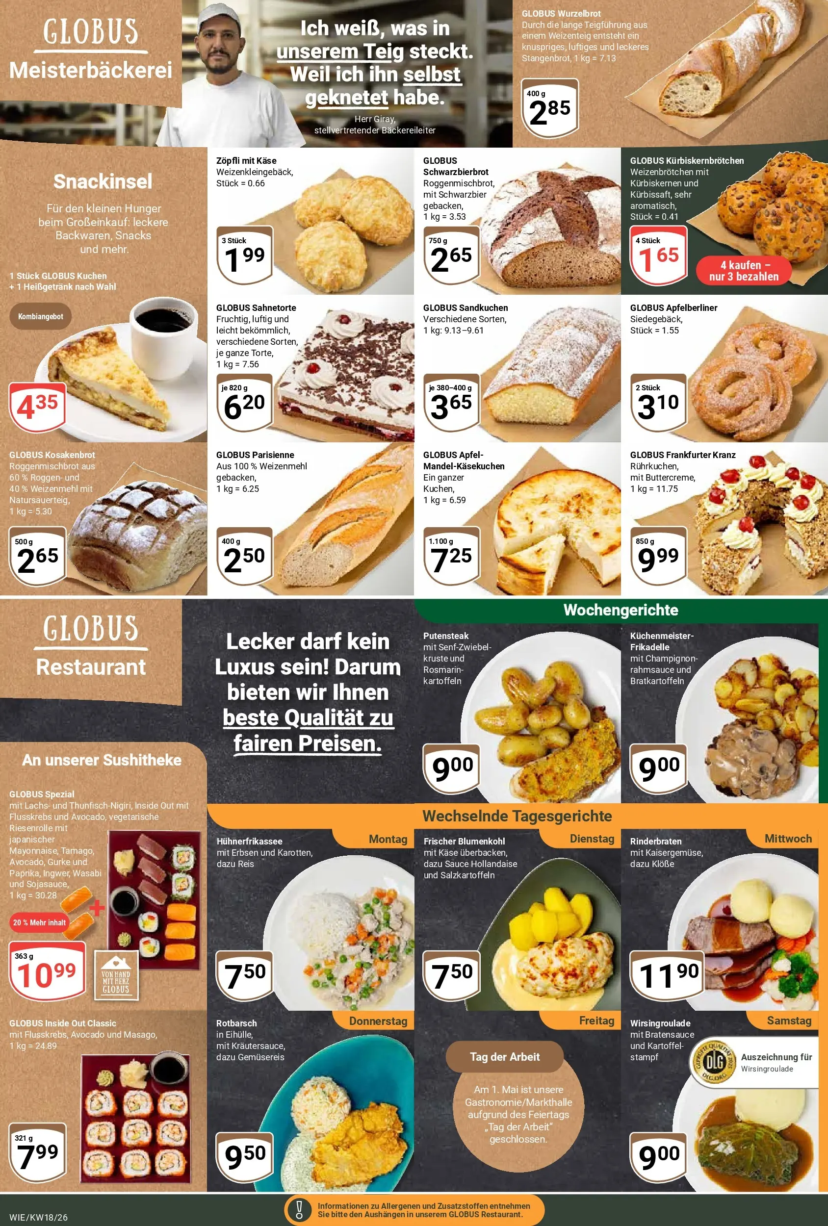 Globus Prospekt Waghäusel	 (ab 27.04.2026) » Angebote online | Seite: 11 | Produkte: Äpfel, Avocado, Blumenkohl, Erbsen