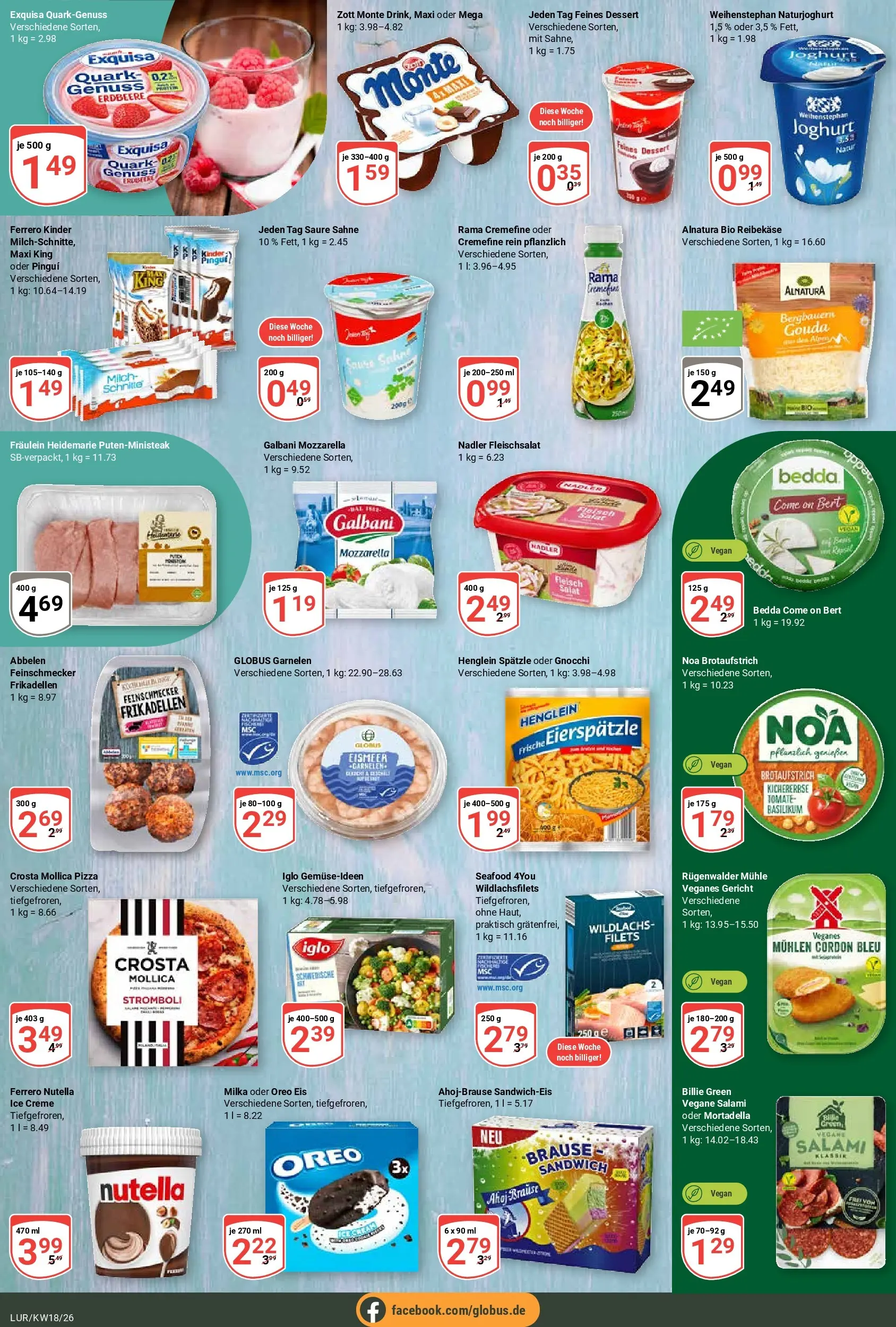 Globus Prospekt Hamburg	 (ab 27.04.2026) » Angebote online | Seite: 14 | Produkte: Rama, Iglo, Milka, Eis