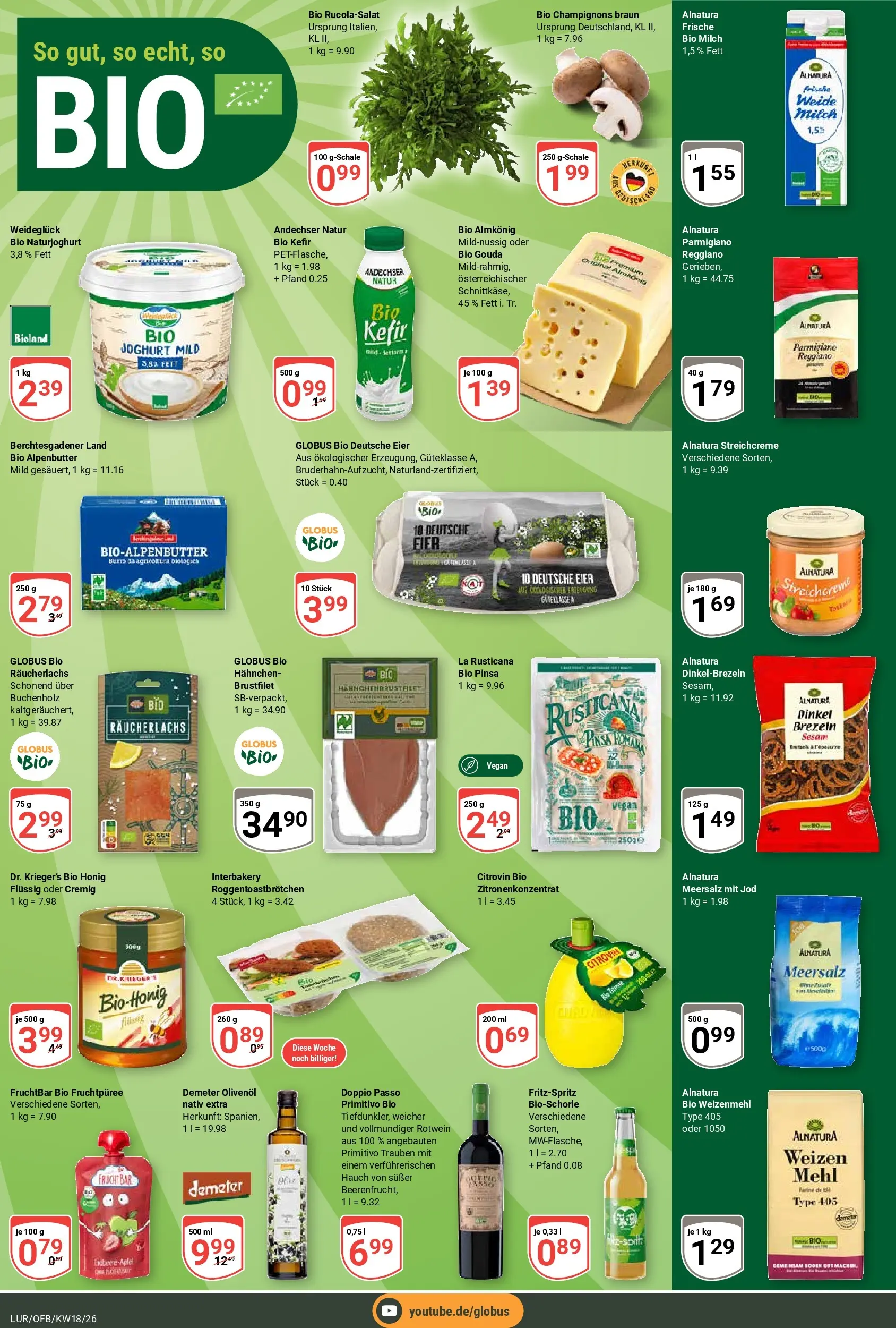 Globus Prospekt Hamburg	 (ab 27.04.2026) » Angebote online | Seite: 16 | Produkte: Olivenol, Weizenmehl, Champignons, Räucherlachs
