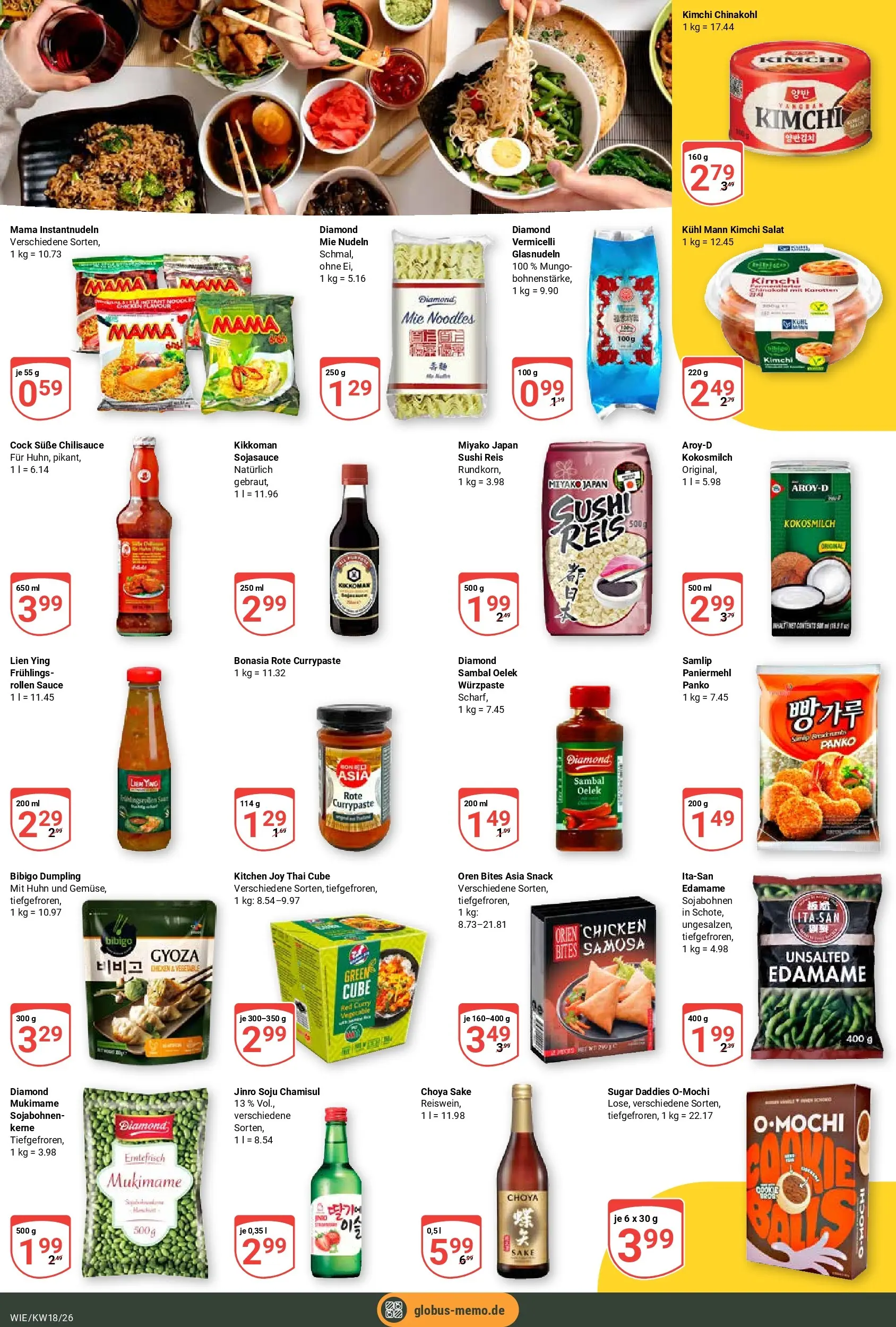 Globus Prospekt Waghäusel	 (ab 27.04.2026) » Angebote online | Seite: 18 | Produkte: Chinakohl, Reis, Nudeln, Salat