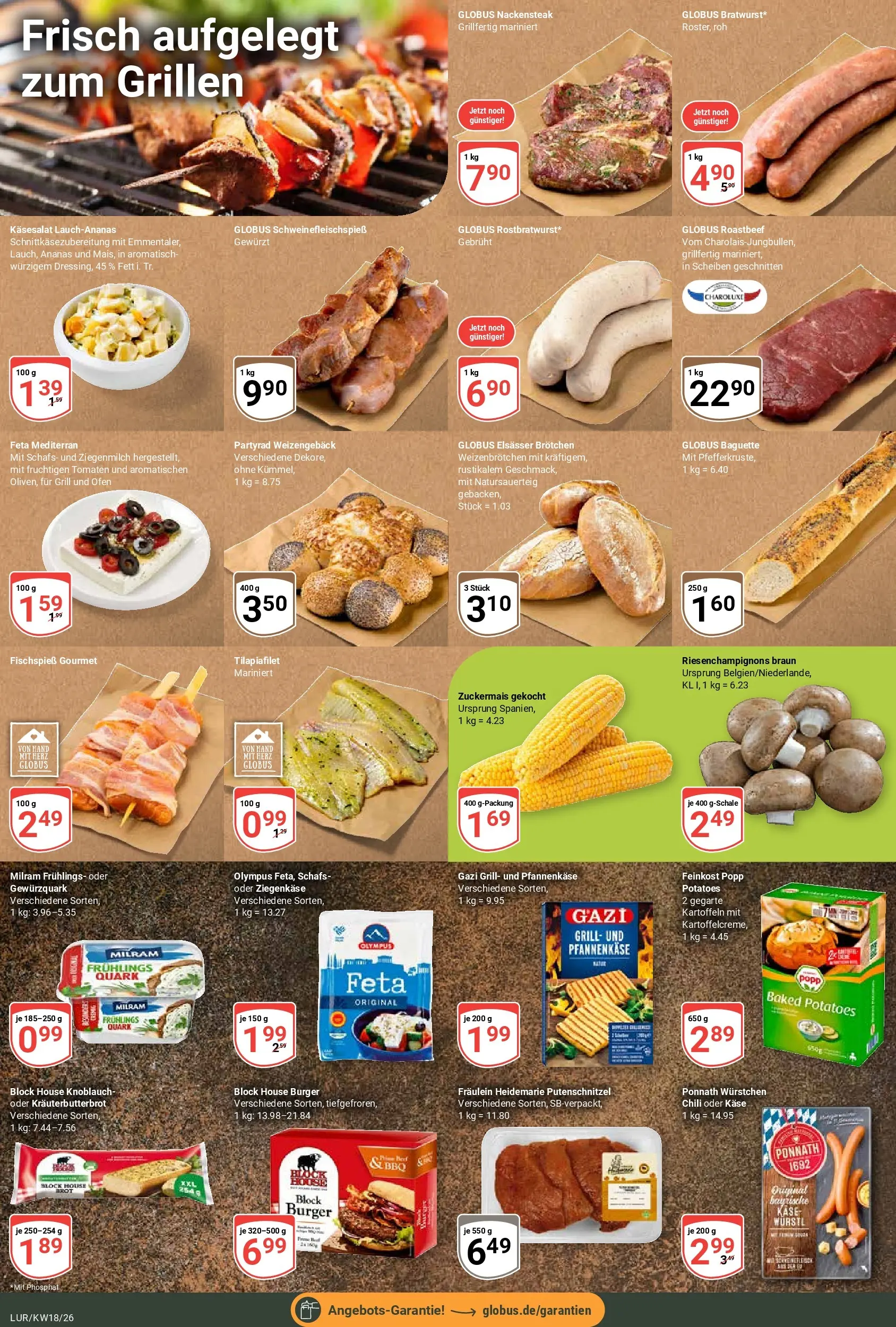 Globus Prospekt Hamburg	 (ab 27.04.2026) » Angebote online | Seite: 23 | Produkte: Feta, Burger, Ananas, Milram