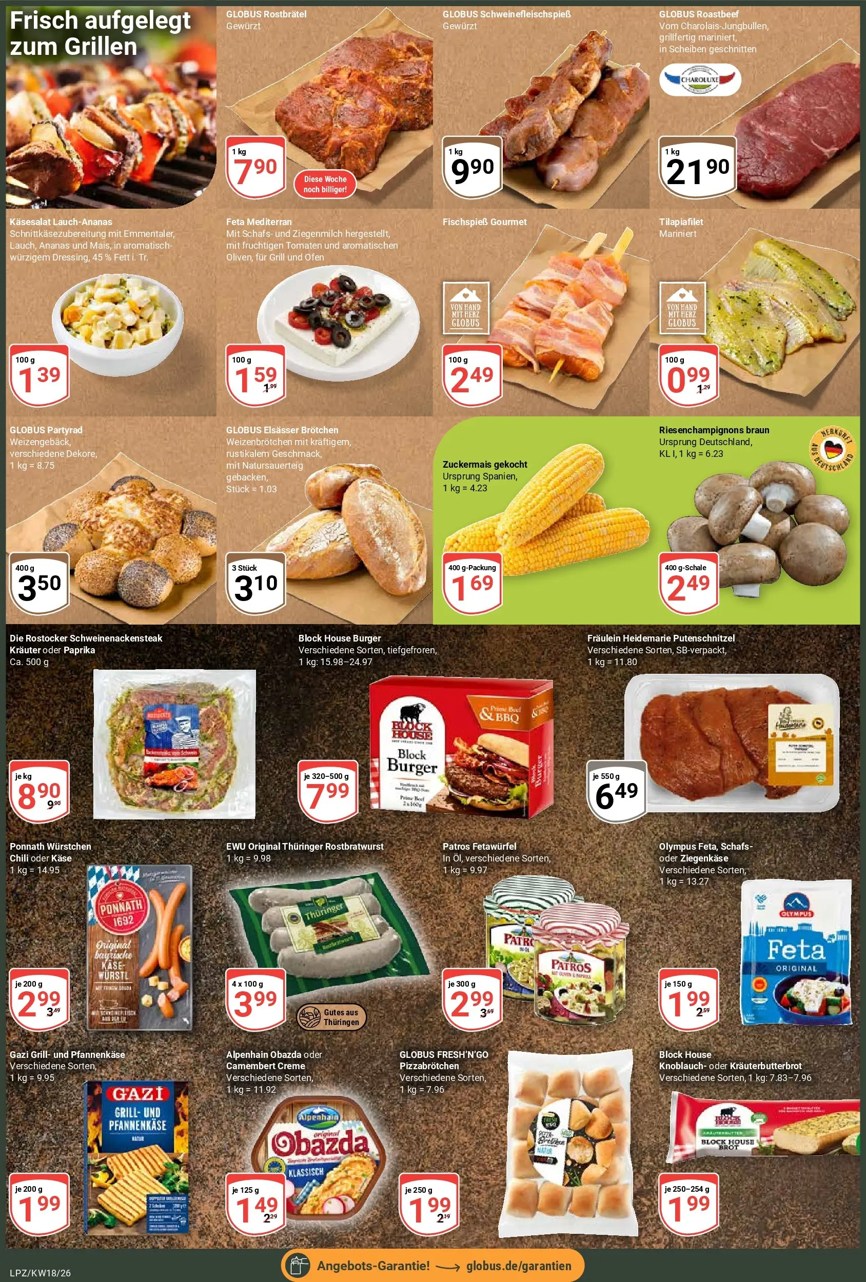 Globus Prospekt Leipzig	 (ab 27.04.2026) » Angebote online | Seite: 2 | Produkte: Grill, Feta, Burger, Creme