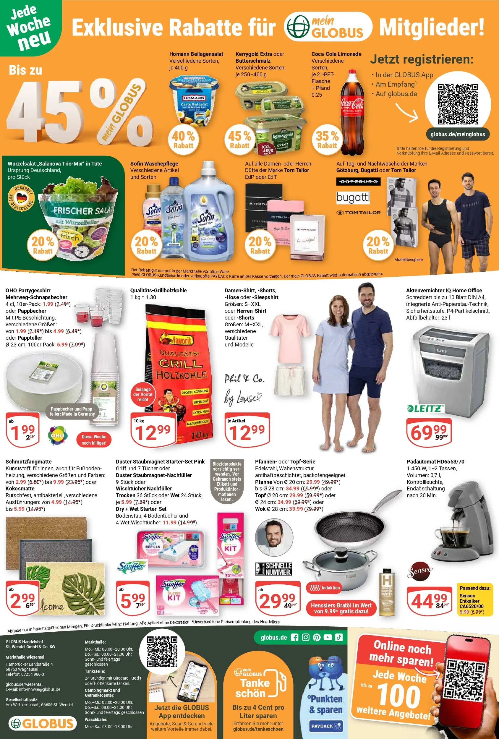 Globus Prospekt Waghäusel	 (ab 27.04.2026) » Angebote online | Seite: 30 | Produkte: Grill, Swiffer, Wok, Uhr