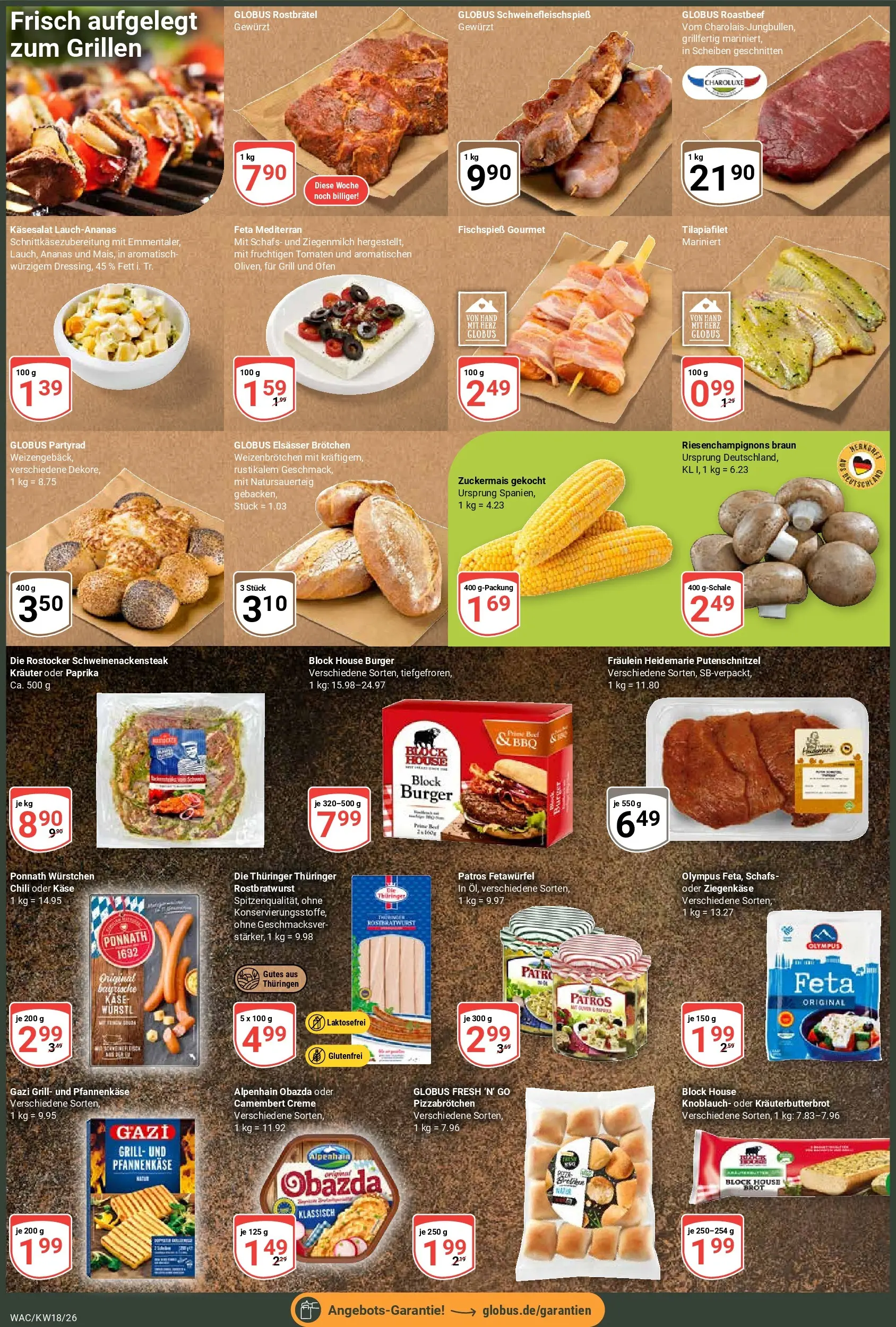Globus Prospekt Markkleeberg	 (ab 27.04.2026) » Angebote online | Seite: 2 | Produkte: Ziegenkäse, Patros, Paprika, Chili