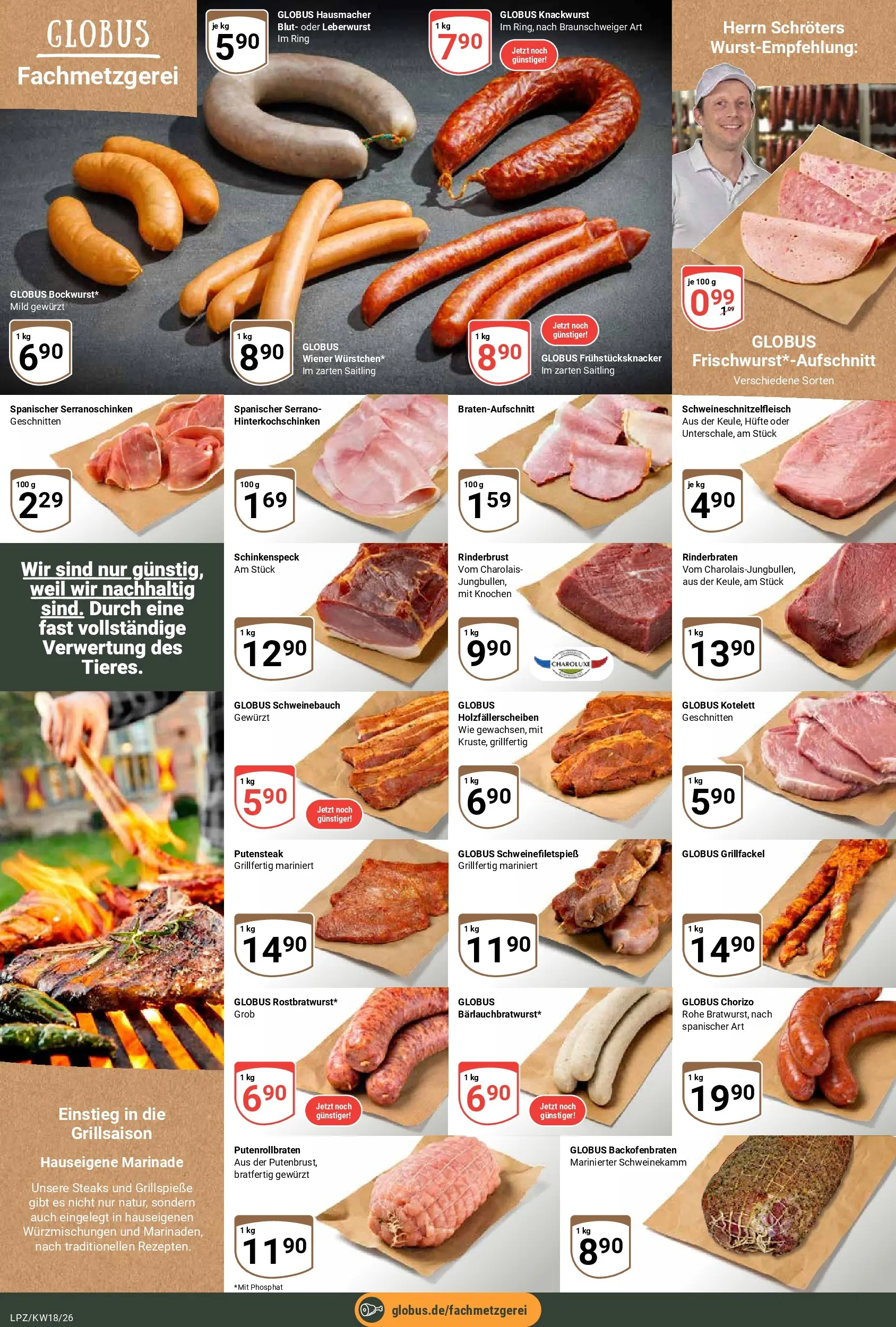 Globus Prospekt Leipzig	 (ab 27.04.2026) » Angebote online | Seite: 12 | Produkte: Rinderbraten, Schweinebauch