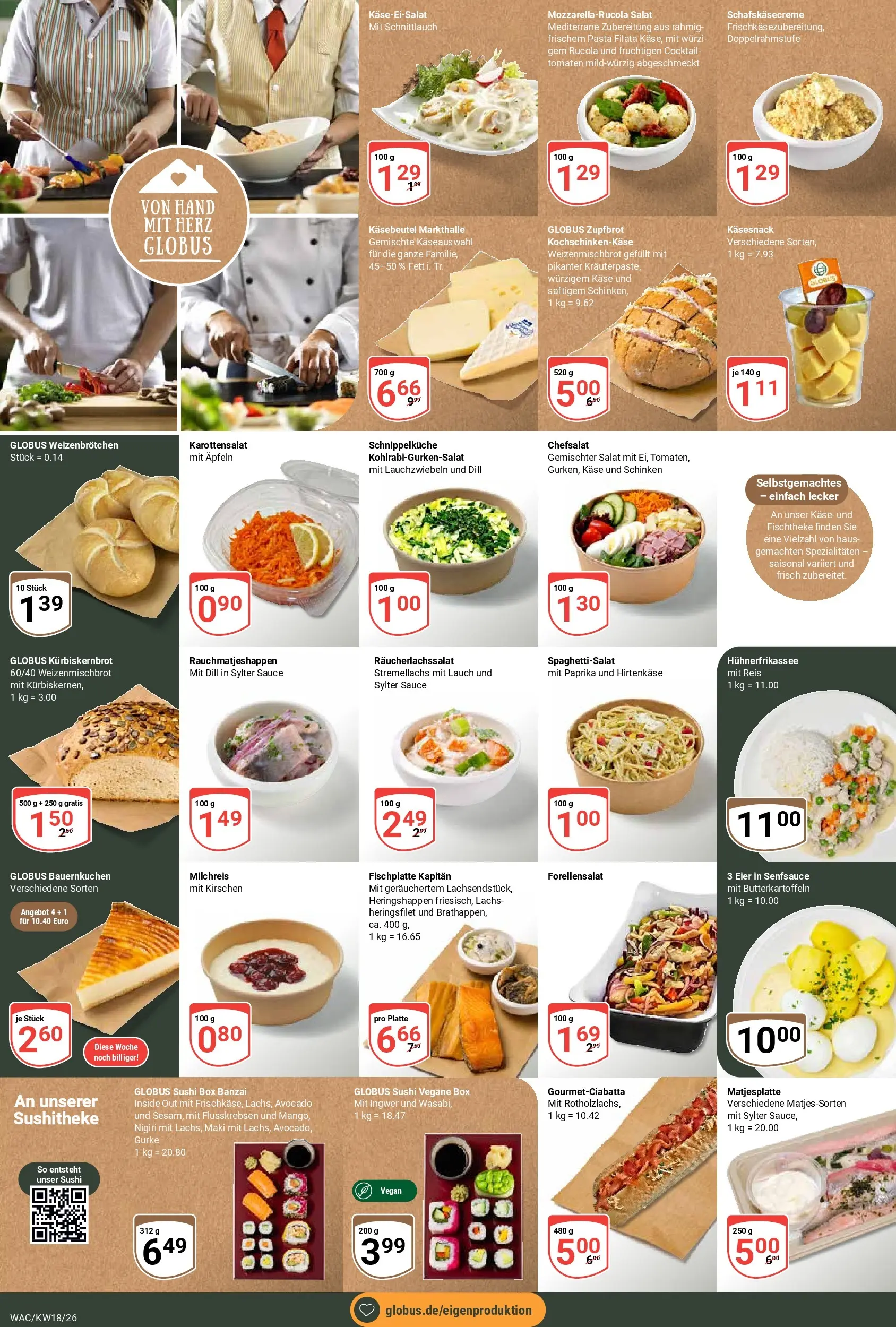 Globus Prospekt Markkleeberg	 (ab 27.04.2026) » Angebote online | Seite: 9 | Produkte: Rucola, Kirschen, Pasta, Salat