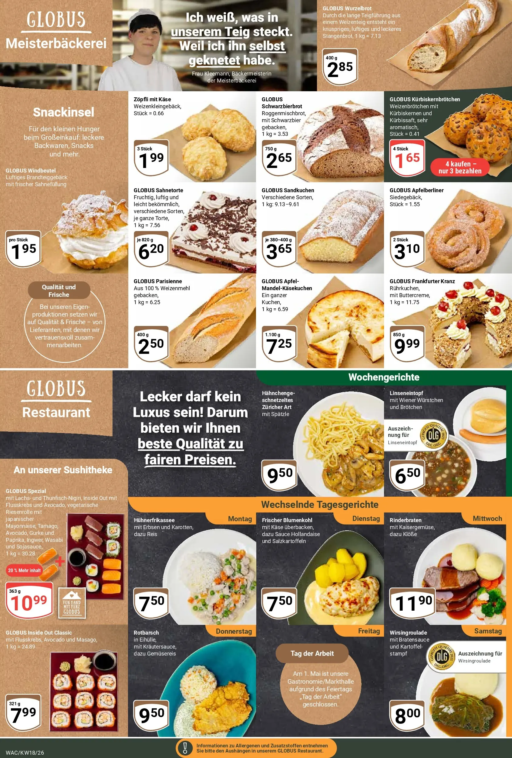 Globus Prospekt Markkleeberg	 (ab 27.04.2026) » Angebote online | Seite: 11 | Produkte: Wiener wurstchen, Äpfel, Avocado, Lachs