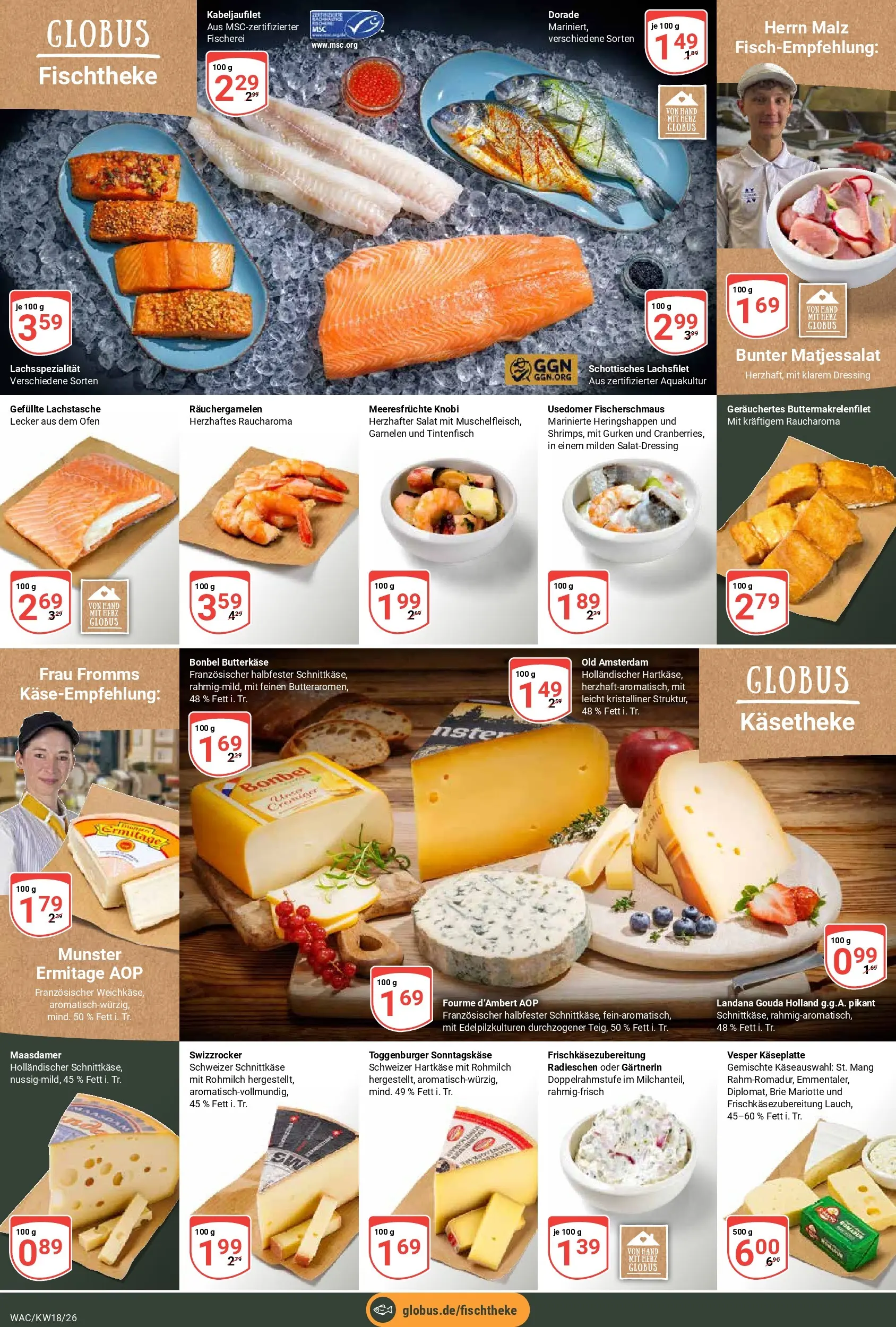 Globus Prospekt Markkleeberg	 (ab 27.04.2026) » Angebote online | Seite: 13 | Produkte: Dorade, Gouda, Gurken, Salat