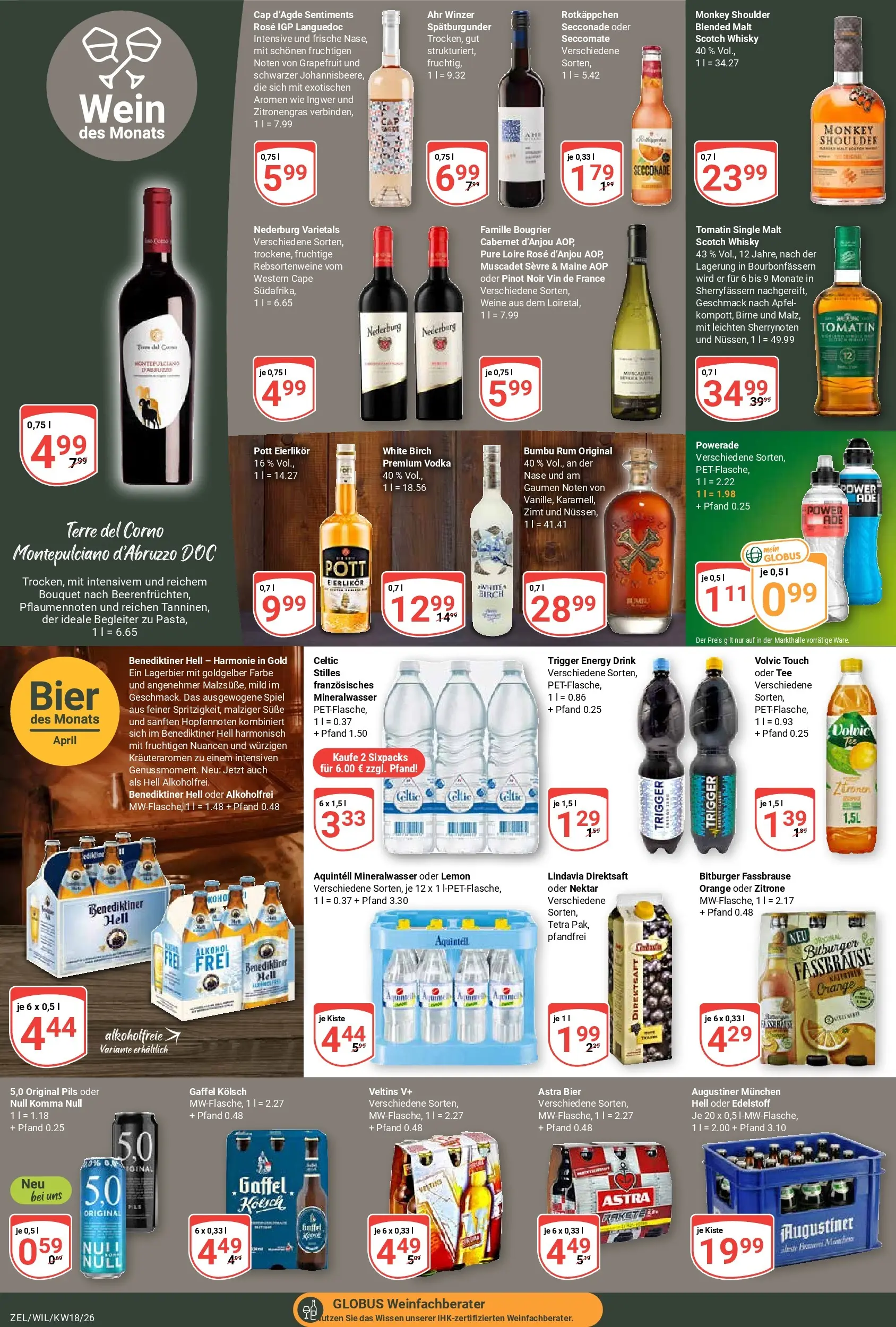 Globus Prospekt Wittlich	 (ab 27.04.2026) » Angebote online | Seite: 17 | Produkte: Zitronengras, Zitrone, Wein, Vodka
