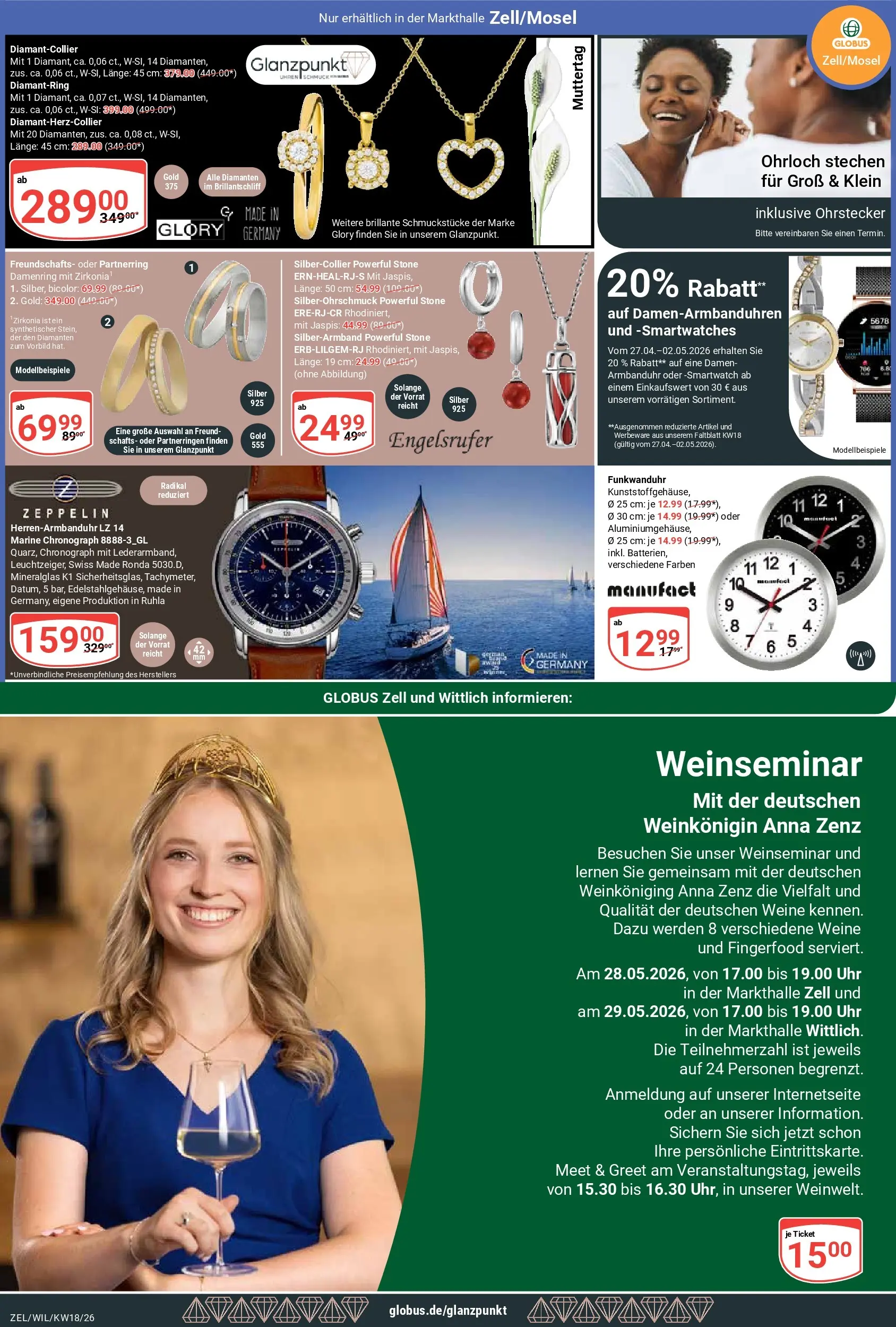 Globus Prospekt Wittlich	 (ab 27.04.2026) » Angebote online | Seite: 20 | Produkte: Smartwatch, Uhr