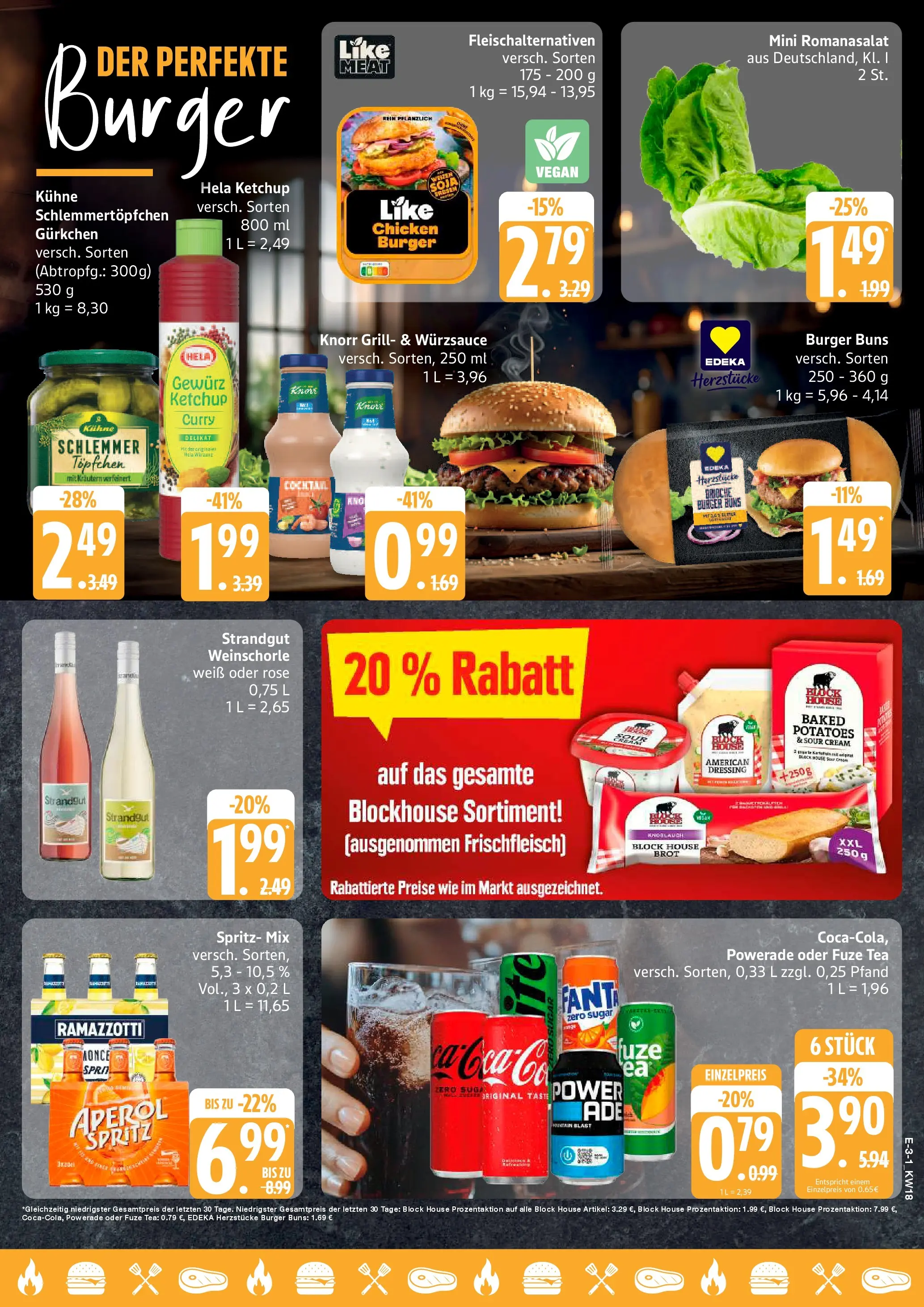 Edeka prospekt Großenwiehe	 (ab 27.04.2026) » Angebote Online | Seite: 3 | Produkte: Like meat, Powerade, Aperol, Ramazzotti