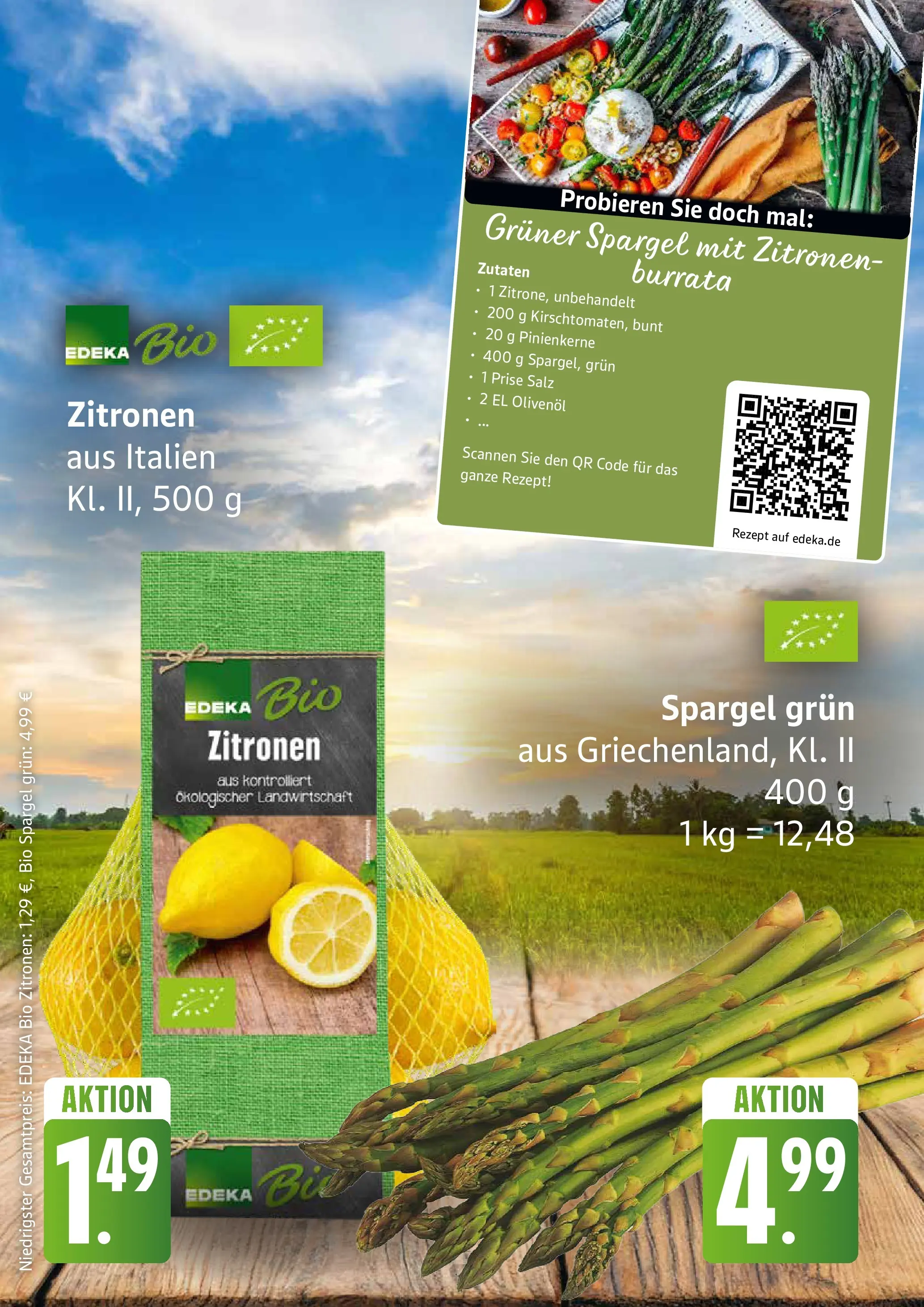 Edeka prospekt Großenwiehe	 (ab 27.04.2026) » Angebote Online | Seite: 8 | Produkte: Olivenol, Burrata, Salz, Zitronen